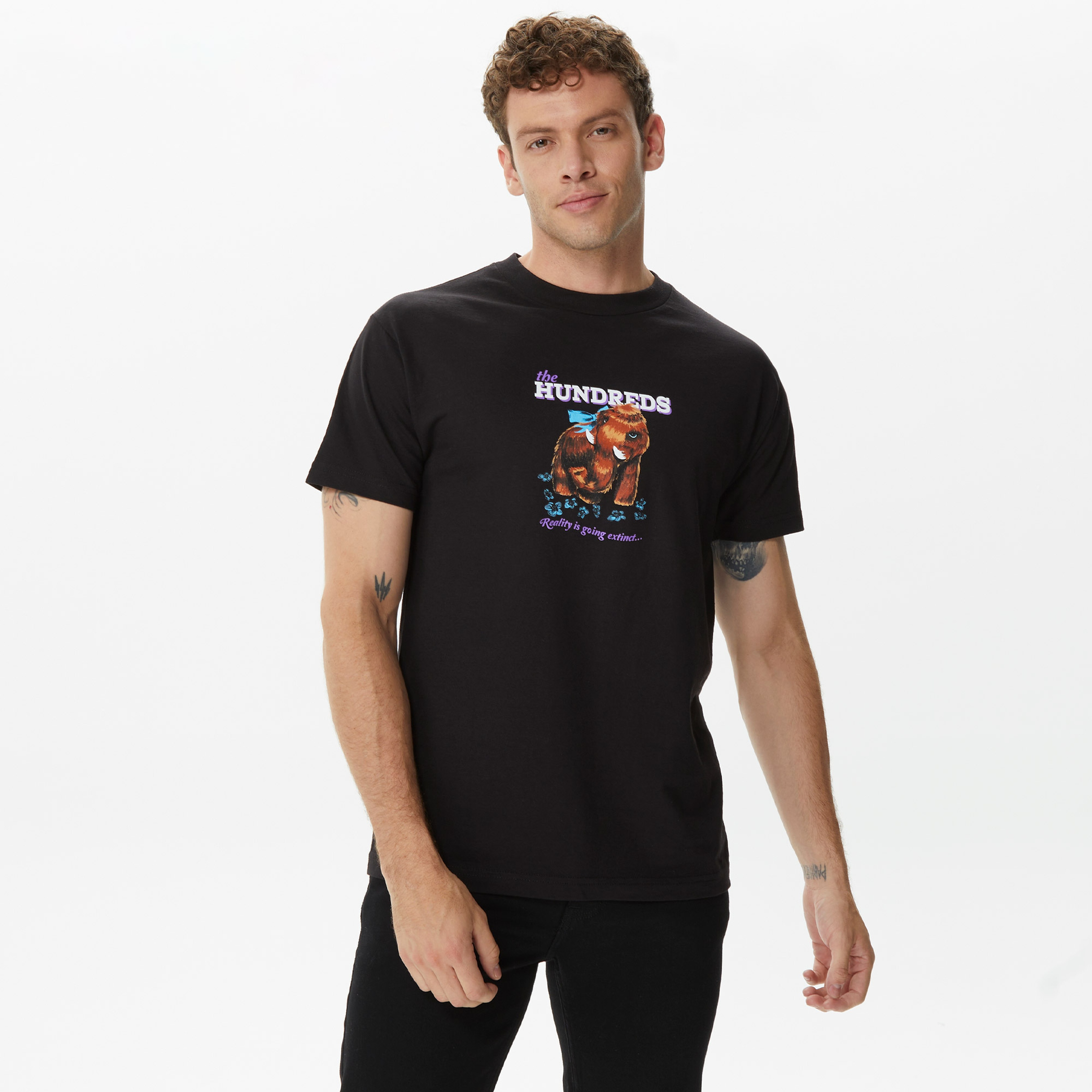 The Hundreds Trucker Erkek Siyah T-Shirt