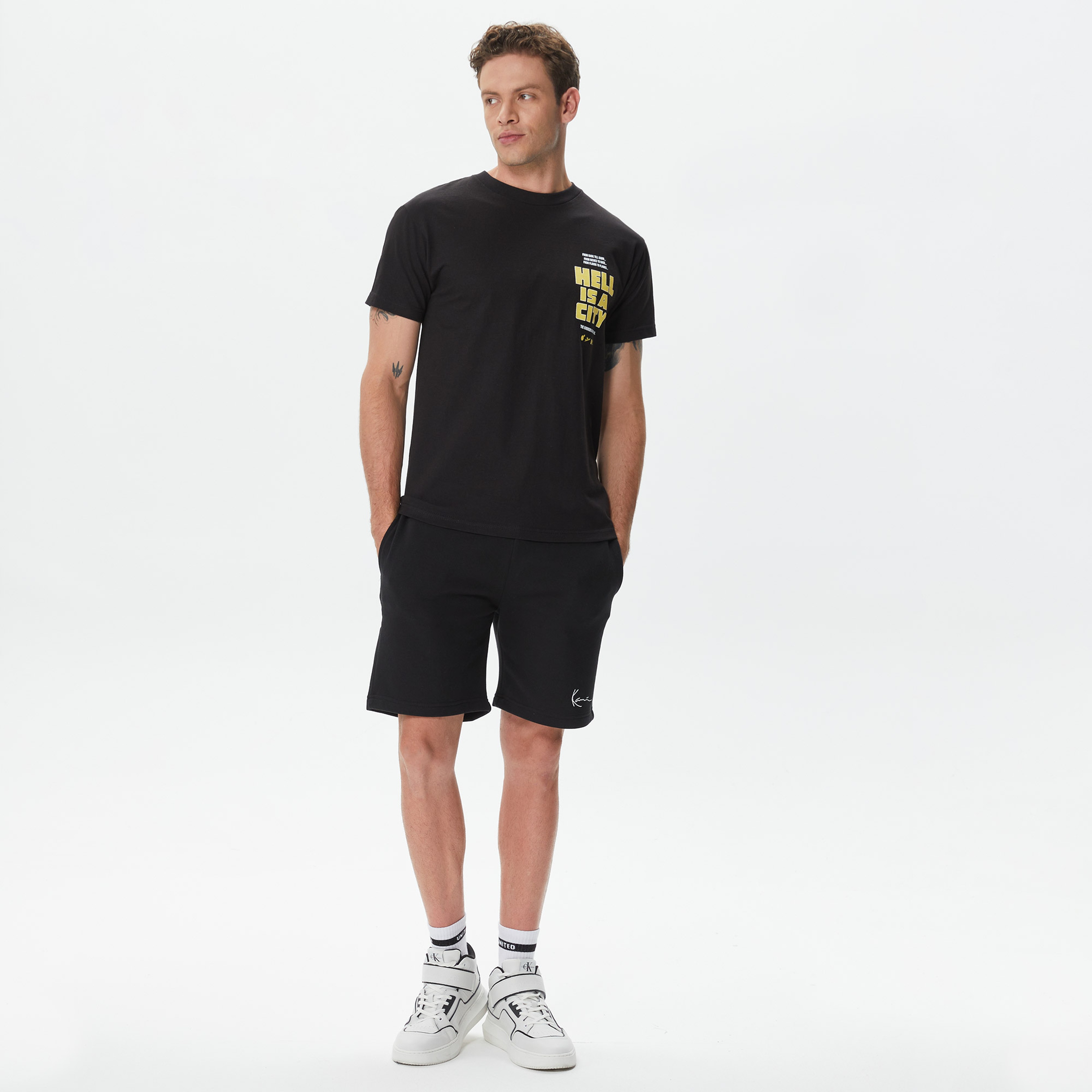 The Hundreds Simple Adam Erkek Siyah T-Shirt
