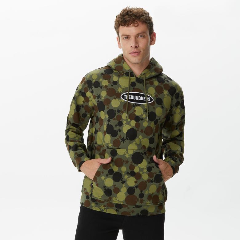 The Hundreds Bubbles Erkek Yeşil Hoodie