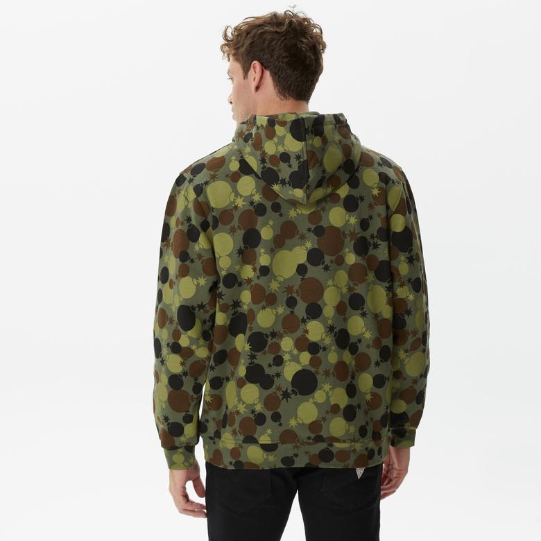 The Hundreds Bubbles Erkek Yeşil Hoodie
