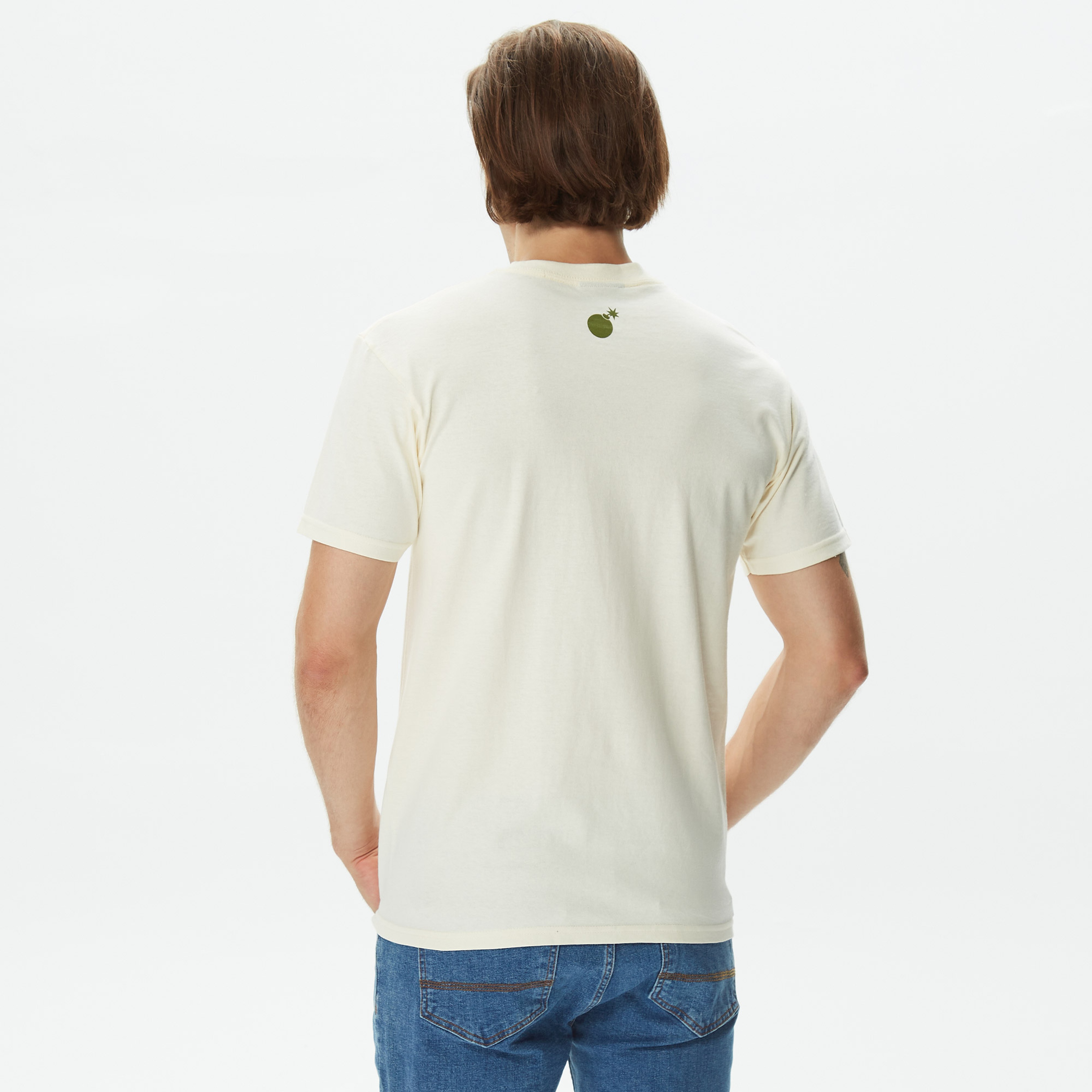 The Hundreds Drip Slant Erkek Krem T-Shirt