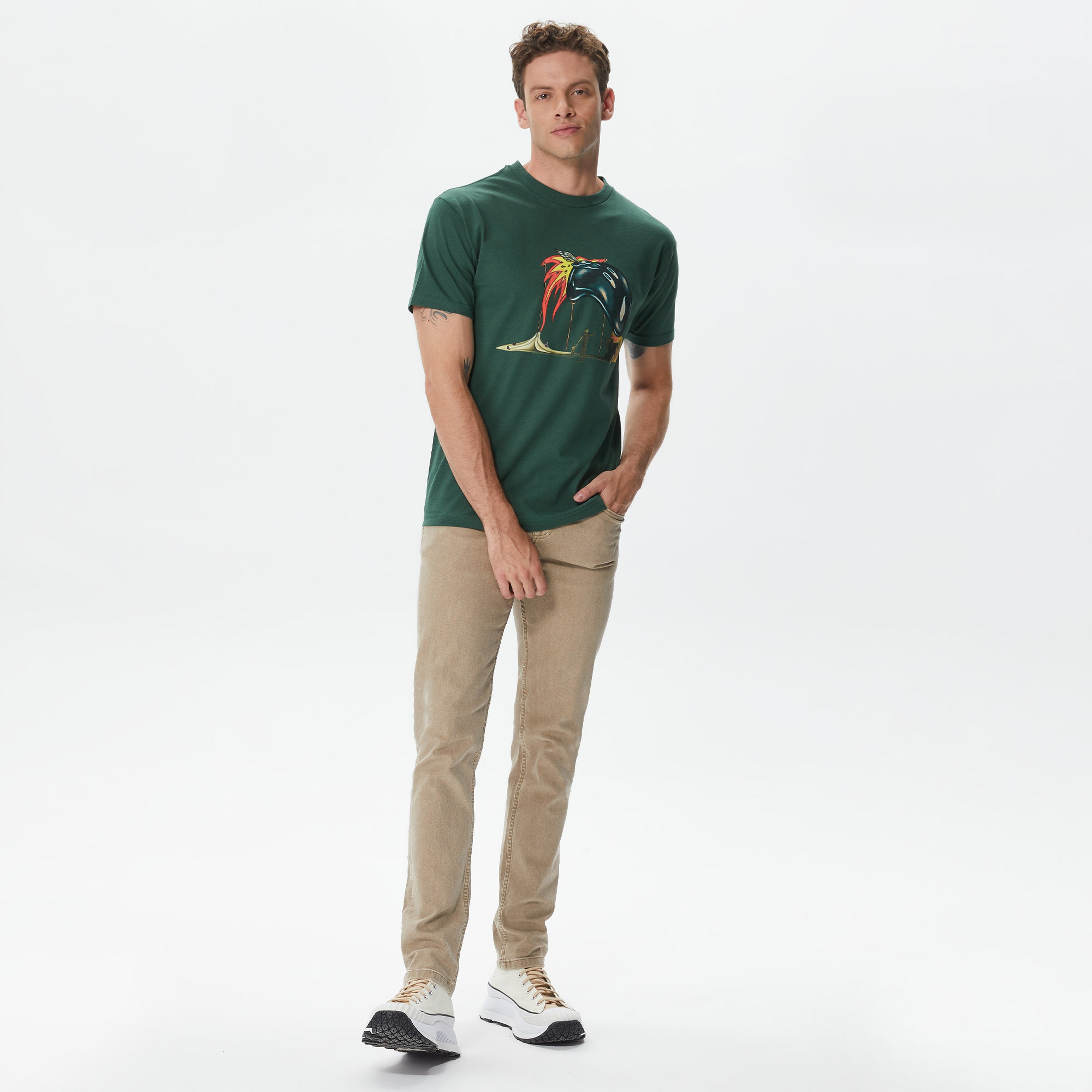 The Hundreds Salvador Adam Erkek Yeşil T-Shirt