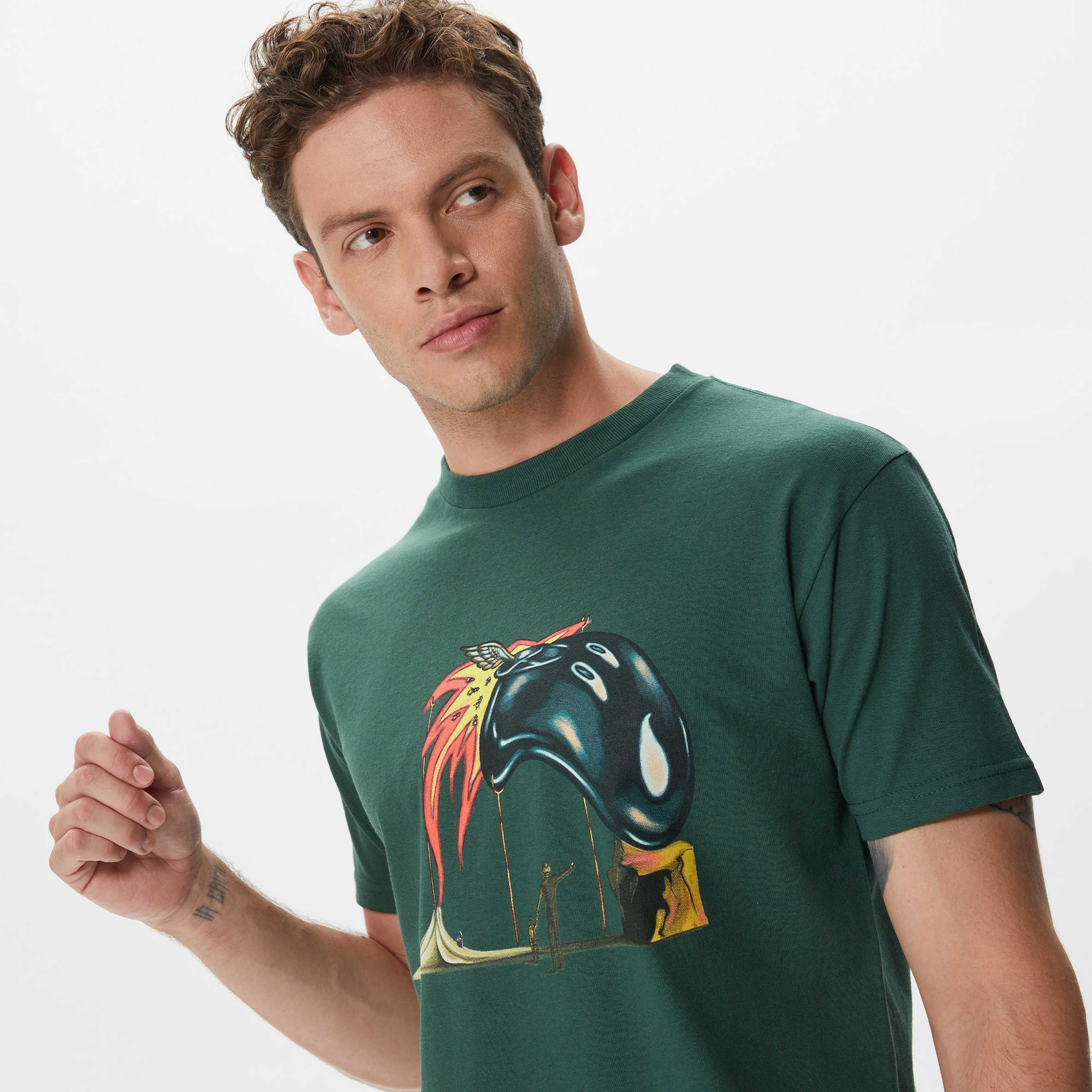 The Hundreds Salvador Adam Erkek Yeşil T-Shirt