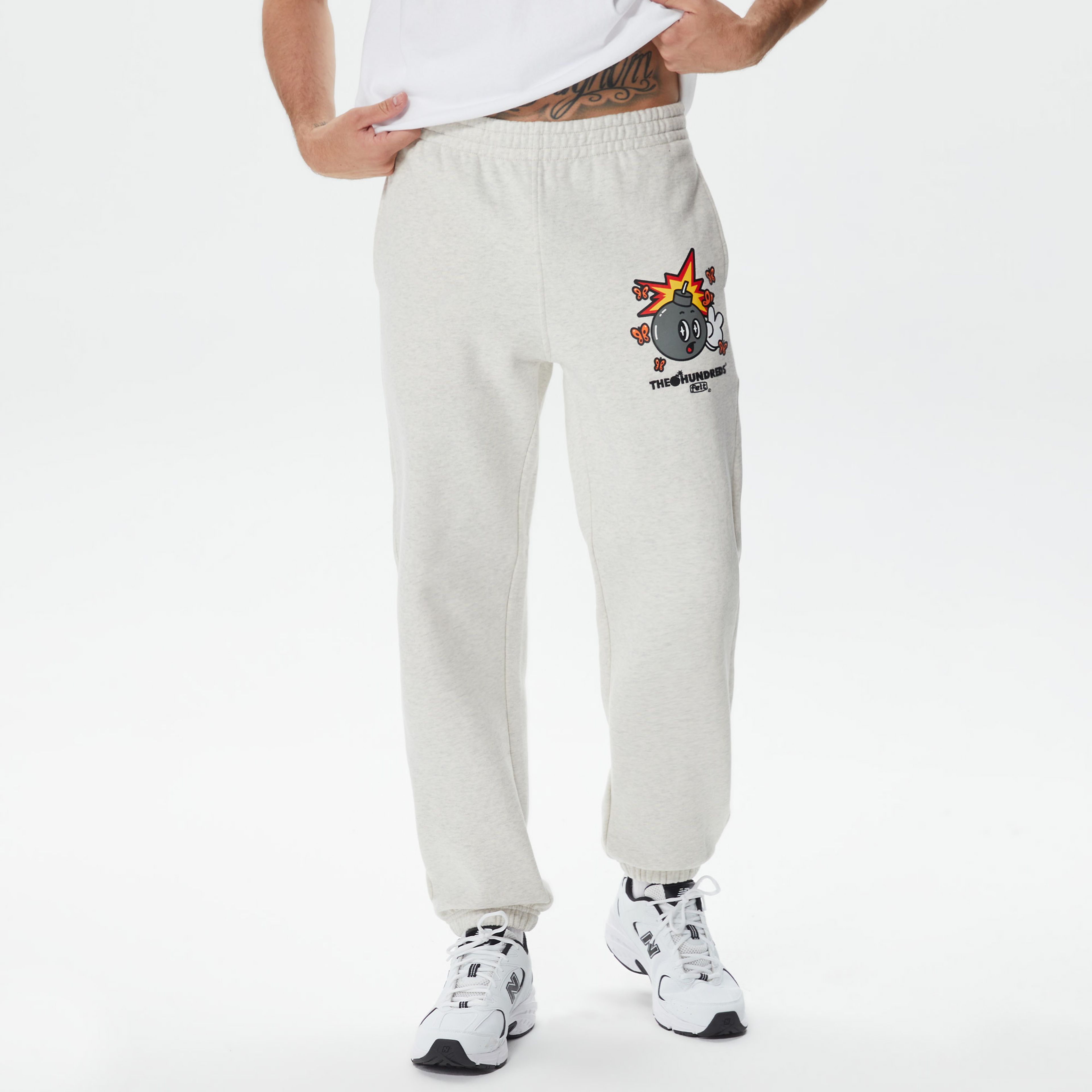 The Hundreds Butterfly Adam Erkek Gri Eşofman Altı