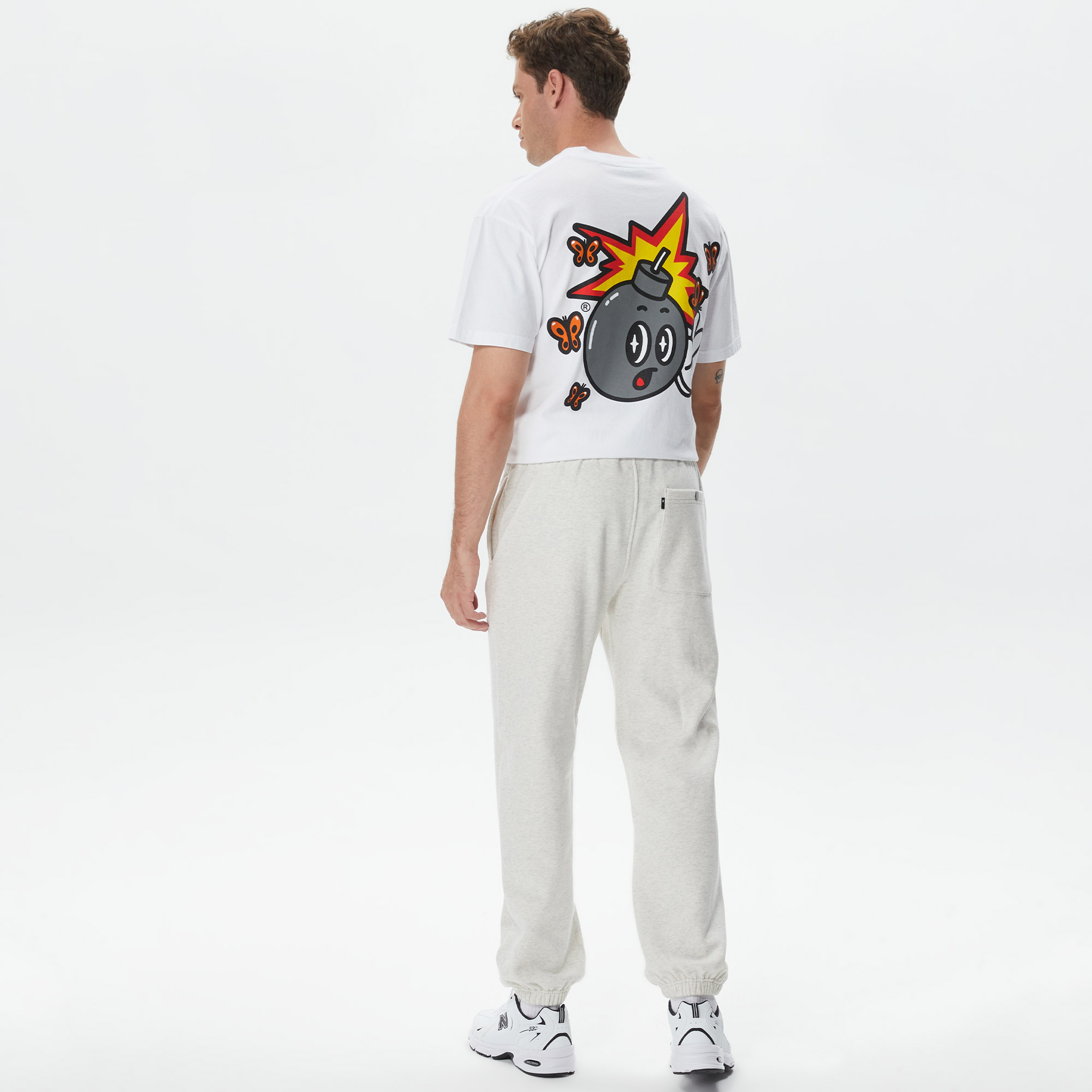 The Hundreds Butterfly Adam Erkek Gri Eşofman Altı