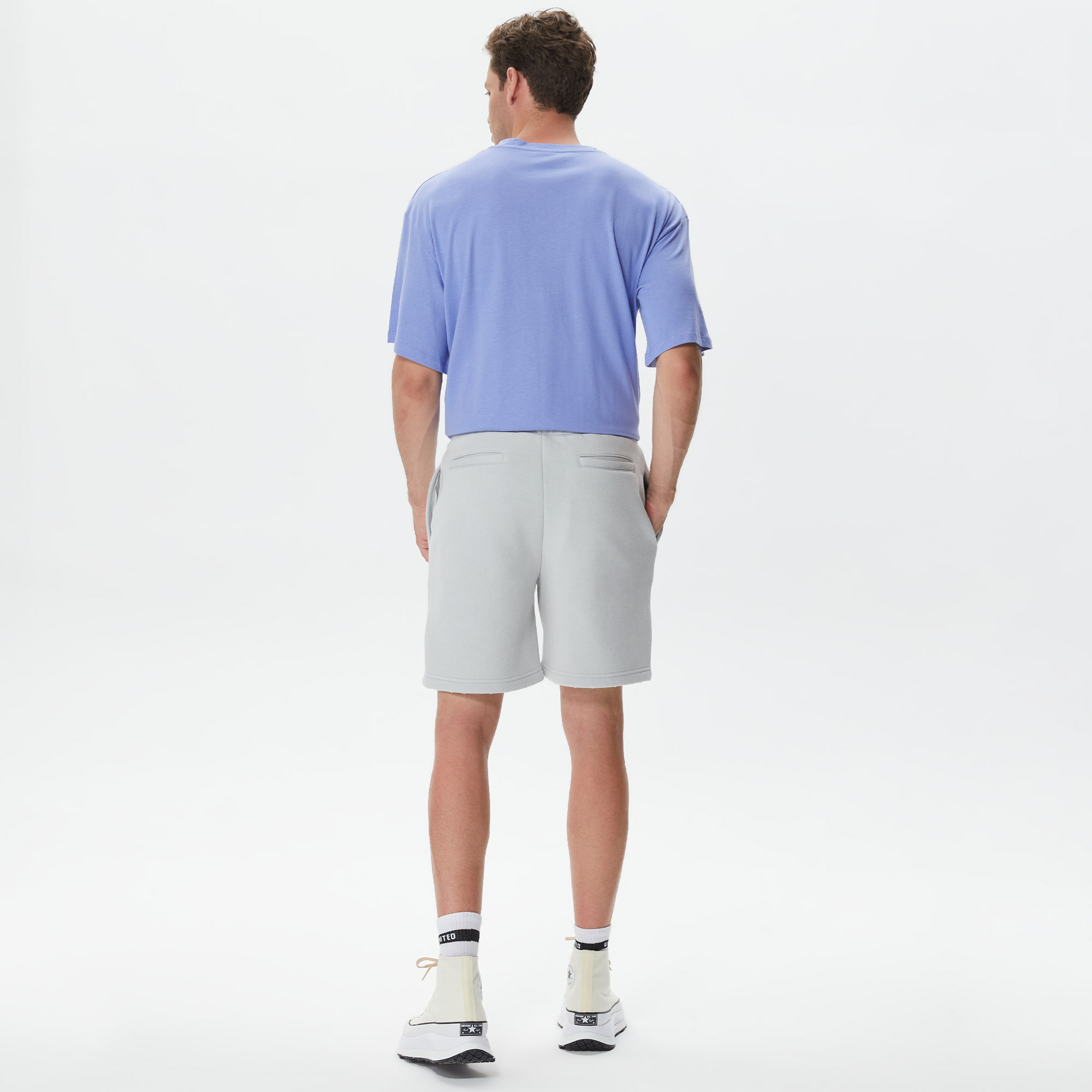 Karl Kani Small Signature Destroyed Sweat Erkek Mavi Şort