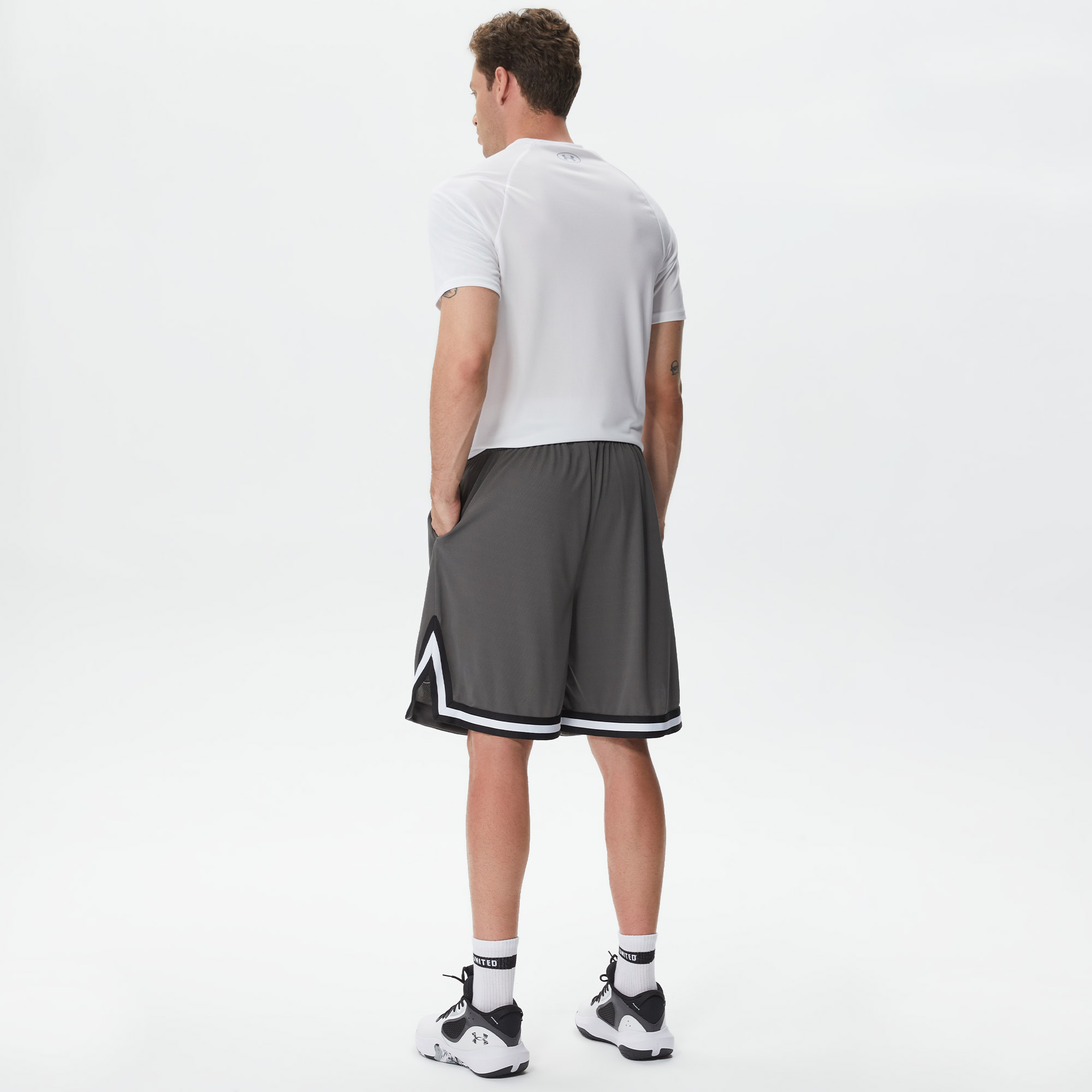 Karl Kani Small Signature Essential Mesh Erkek Gri Şort