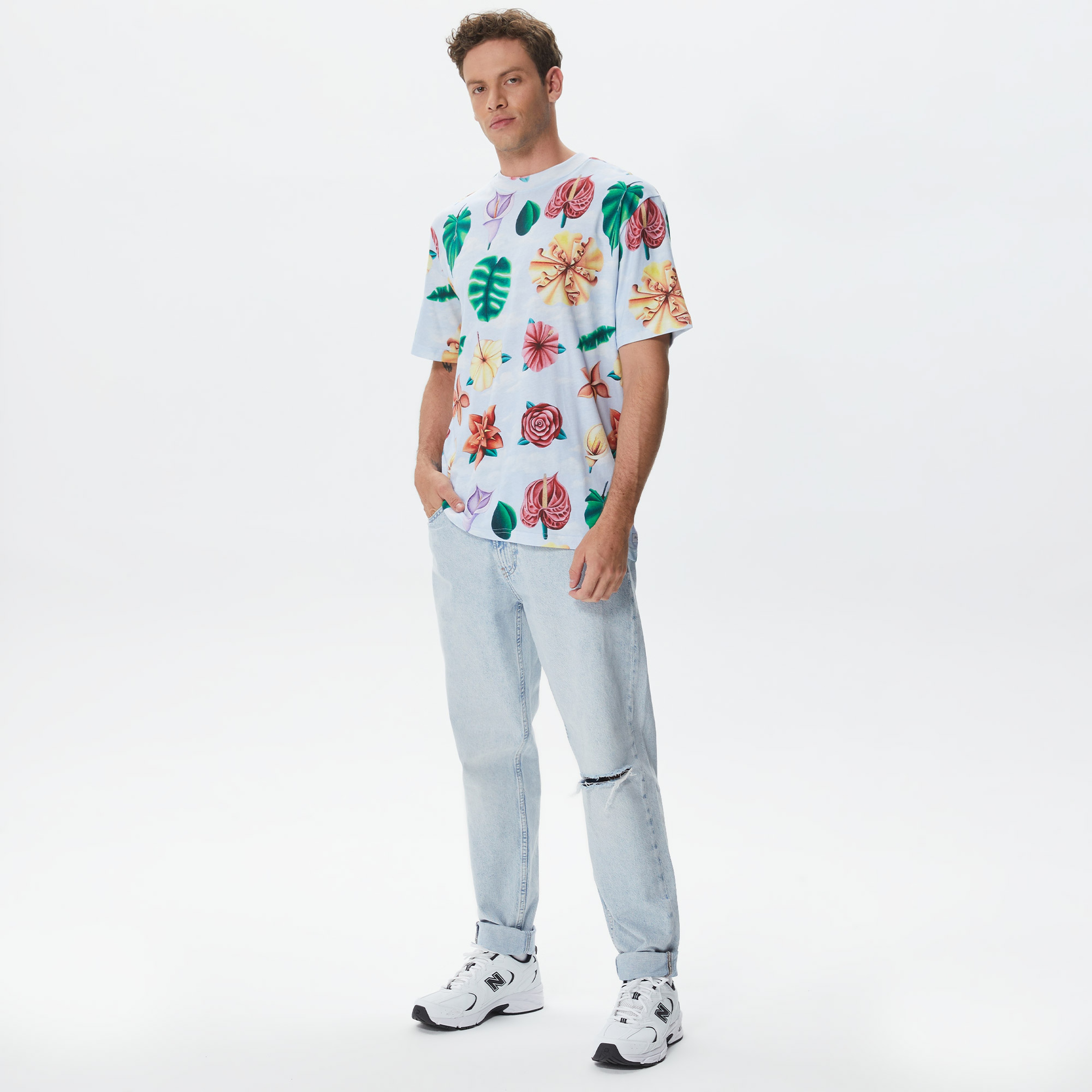 The Hundreds Tropic Erkek Mavi T-Shirt