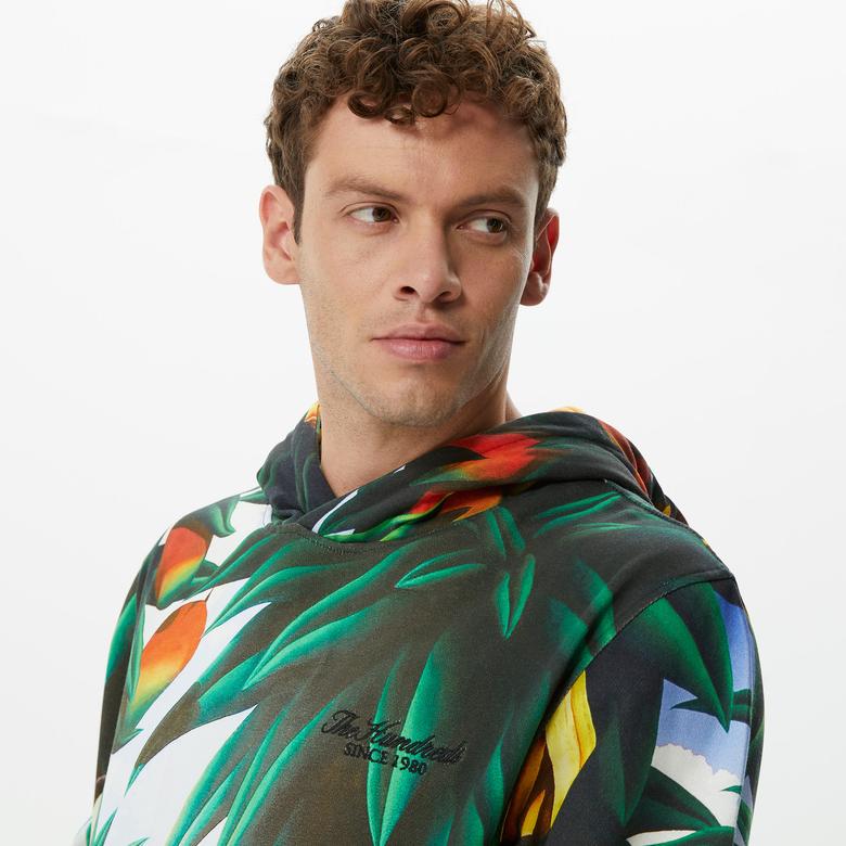 The Hundreds Flourish Pullover Erkek Yeşil Hoodie