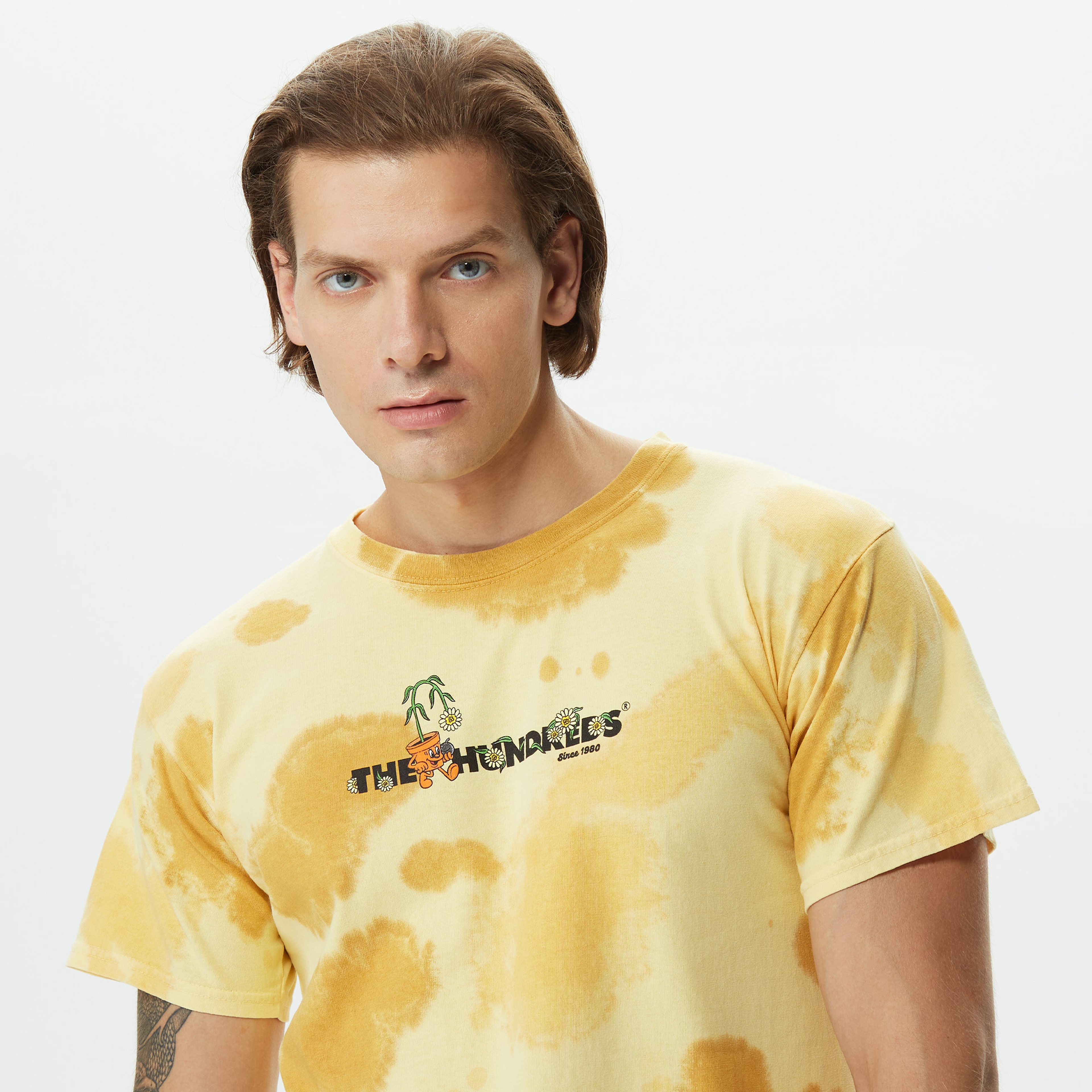 The Hundreds Passion & Pateince Erkek Sarı T-Shirt