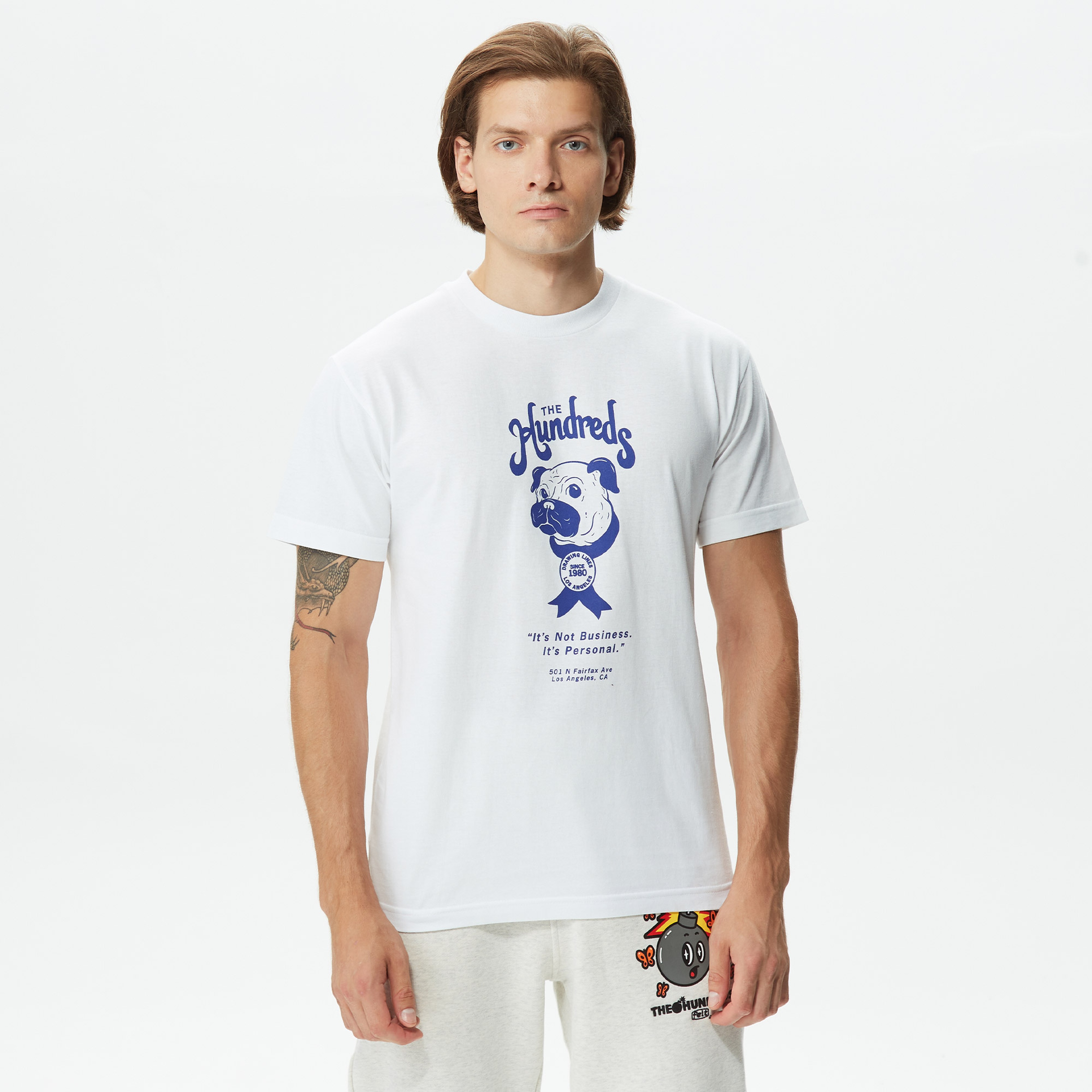 The Hundreds Farm Fresh Erkek Beyaz T-Shirt