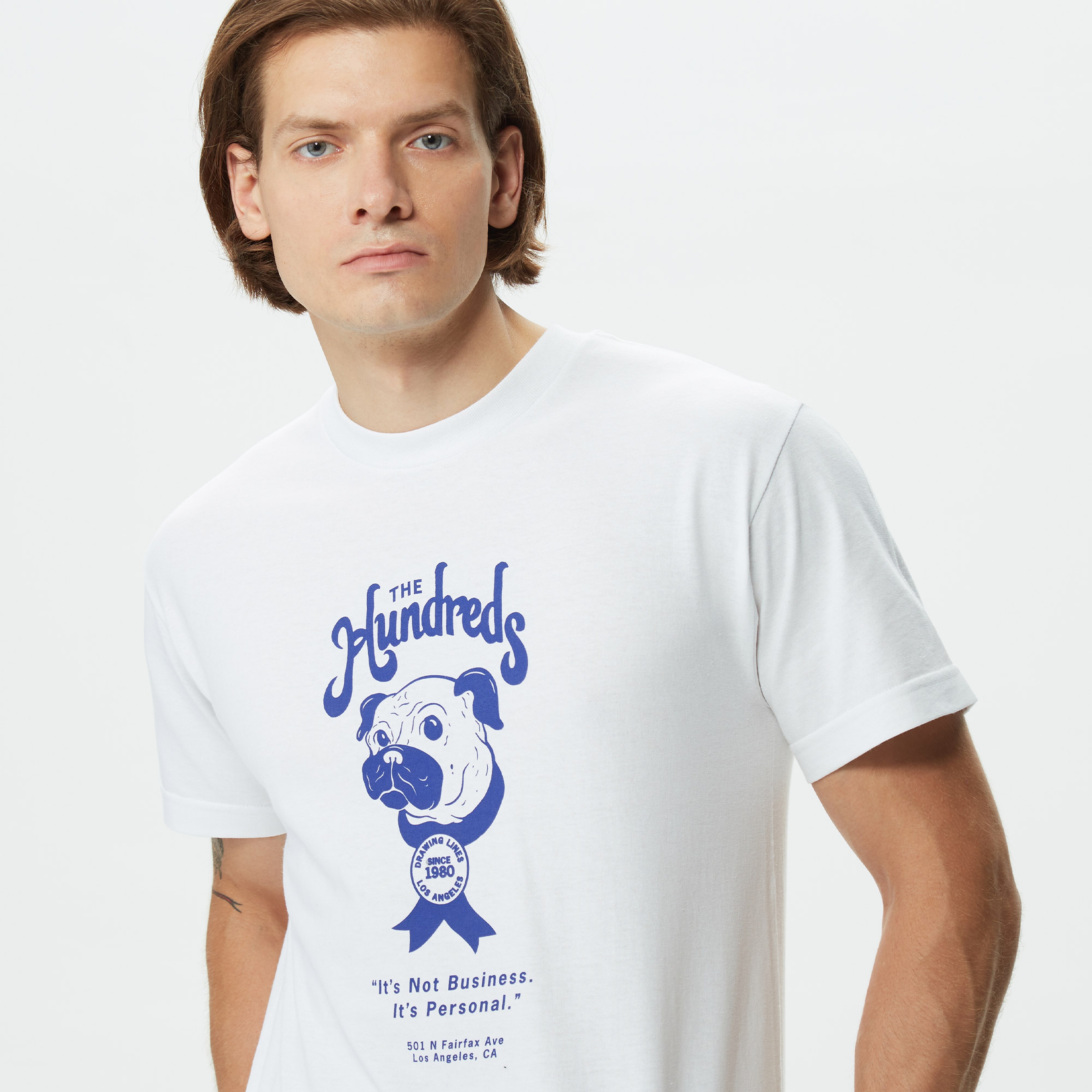 The Hundreds Farm Fresh Erkek Beyaz T-Shirt