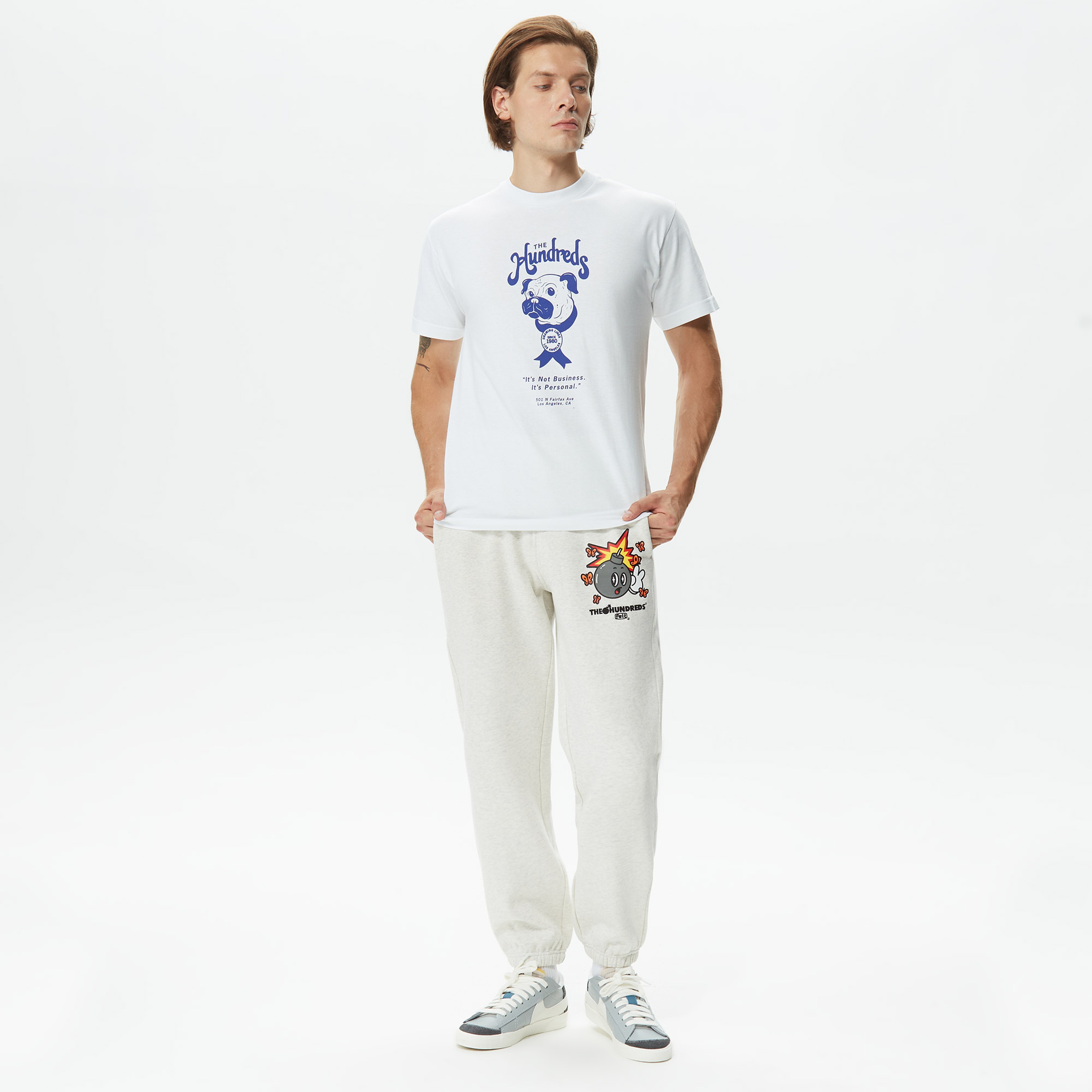 The Hundreds Farm Fresh Erkek Beyaz T-Shirt