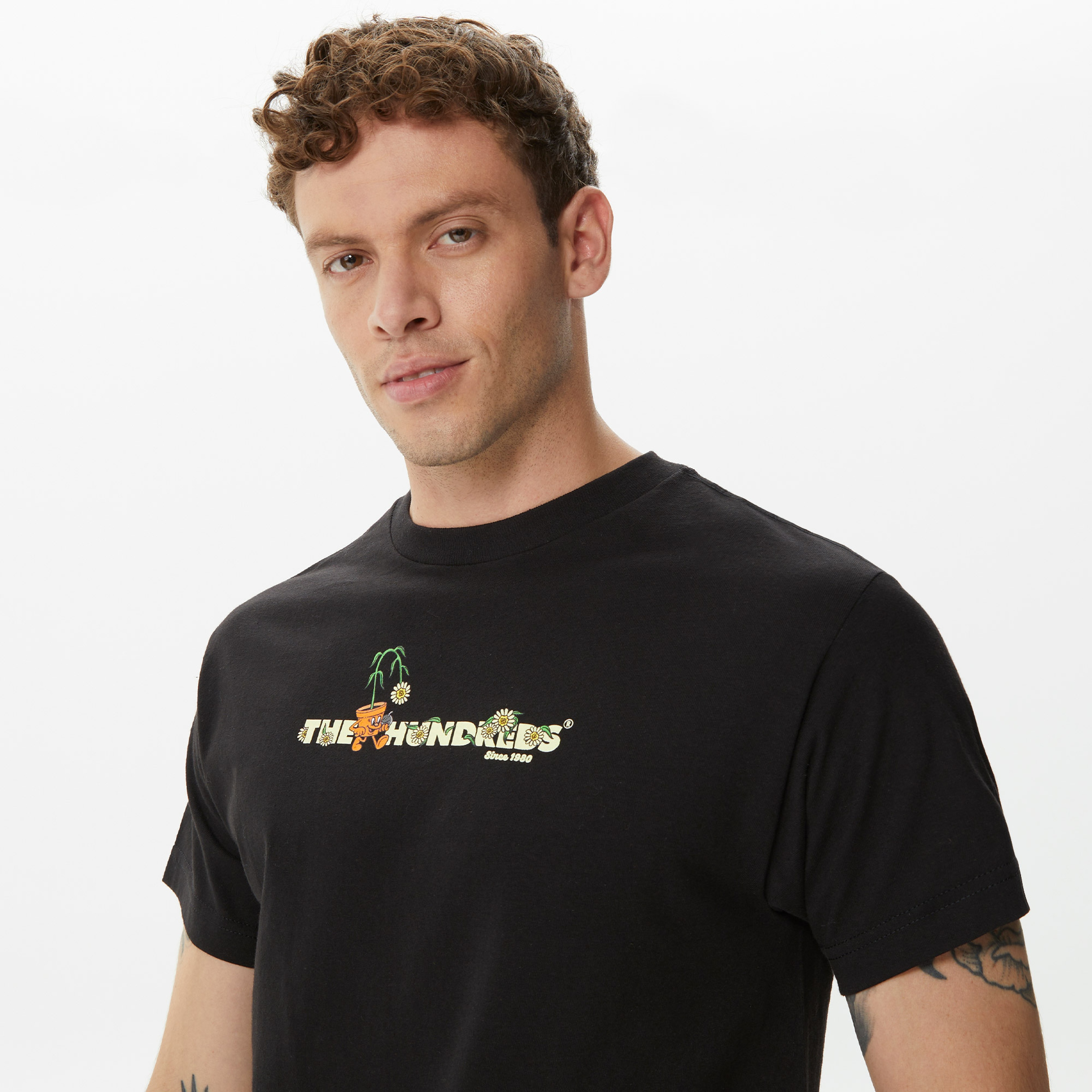 The Hundreds Passion & Pateince Erkek Siyah T-Shirt