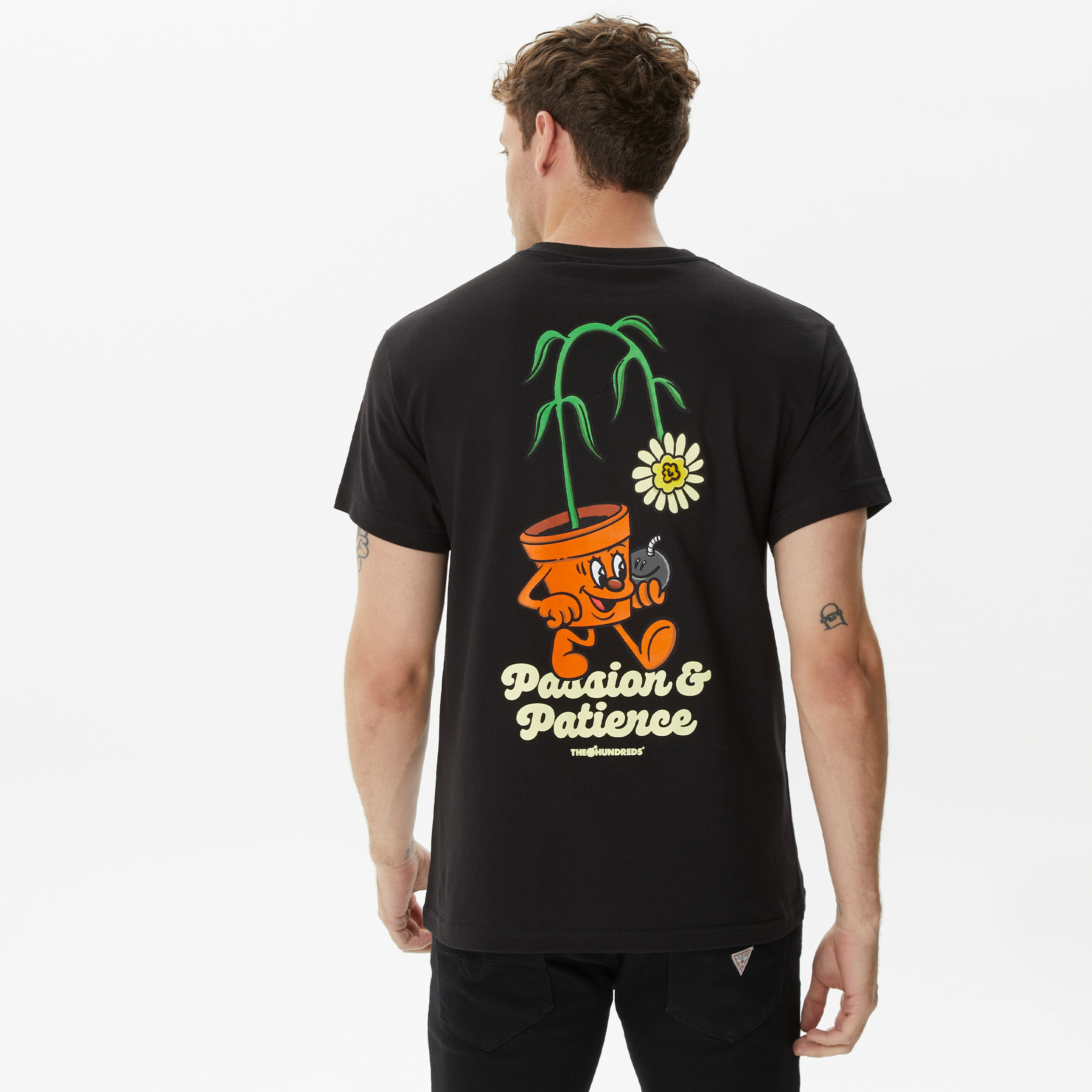 The Hundreds Passion & Pateince Erkek Siyah T-Shirt