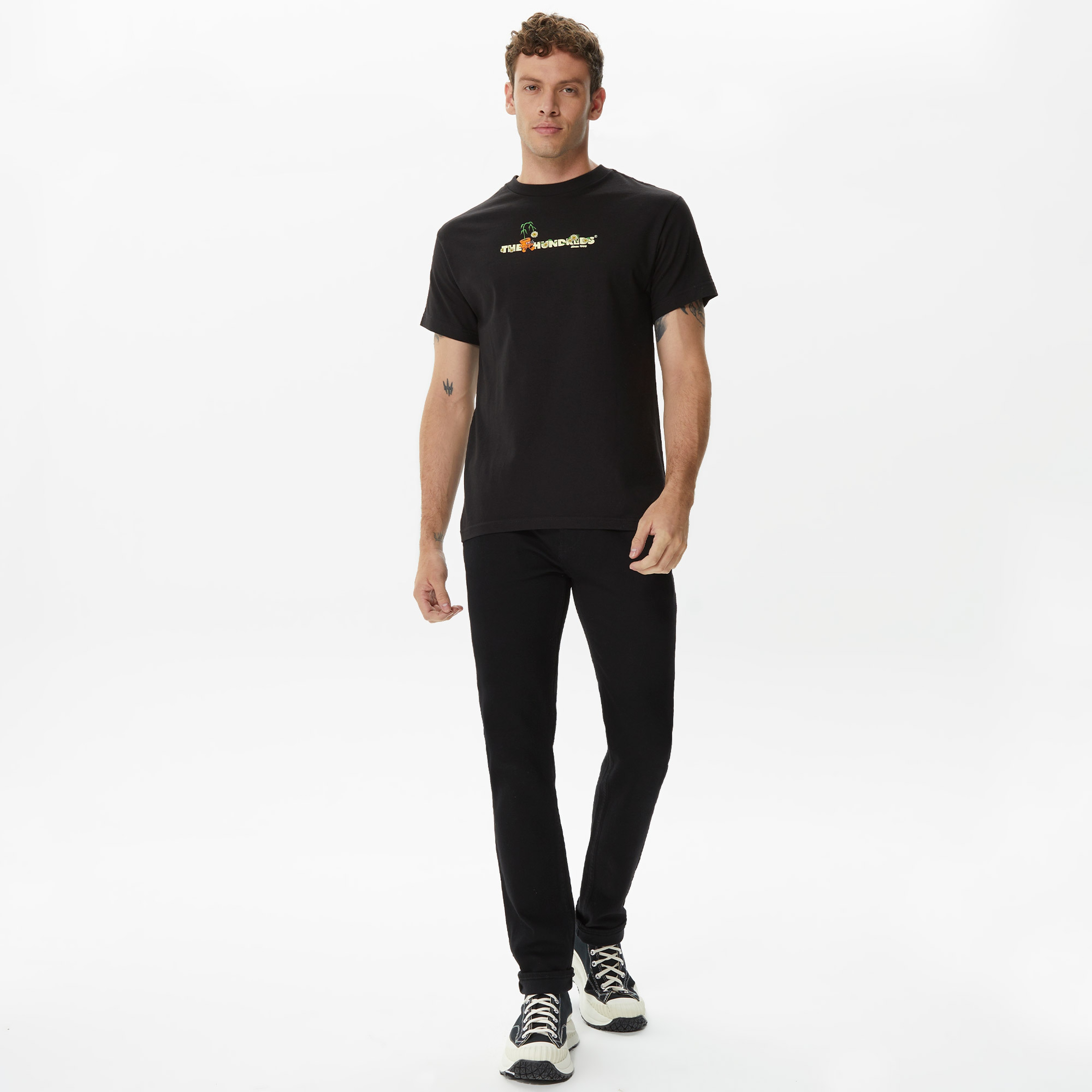 The Hundreds Passion & Pateince Erkek Siyah T-Shirt