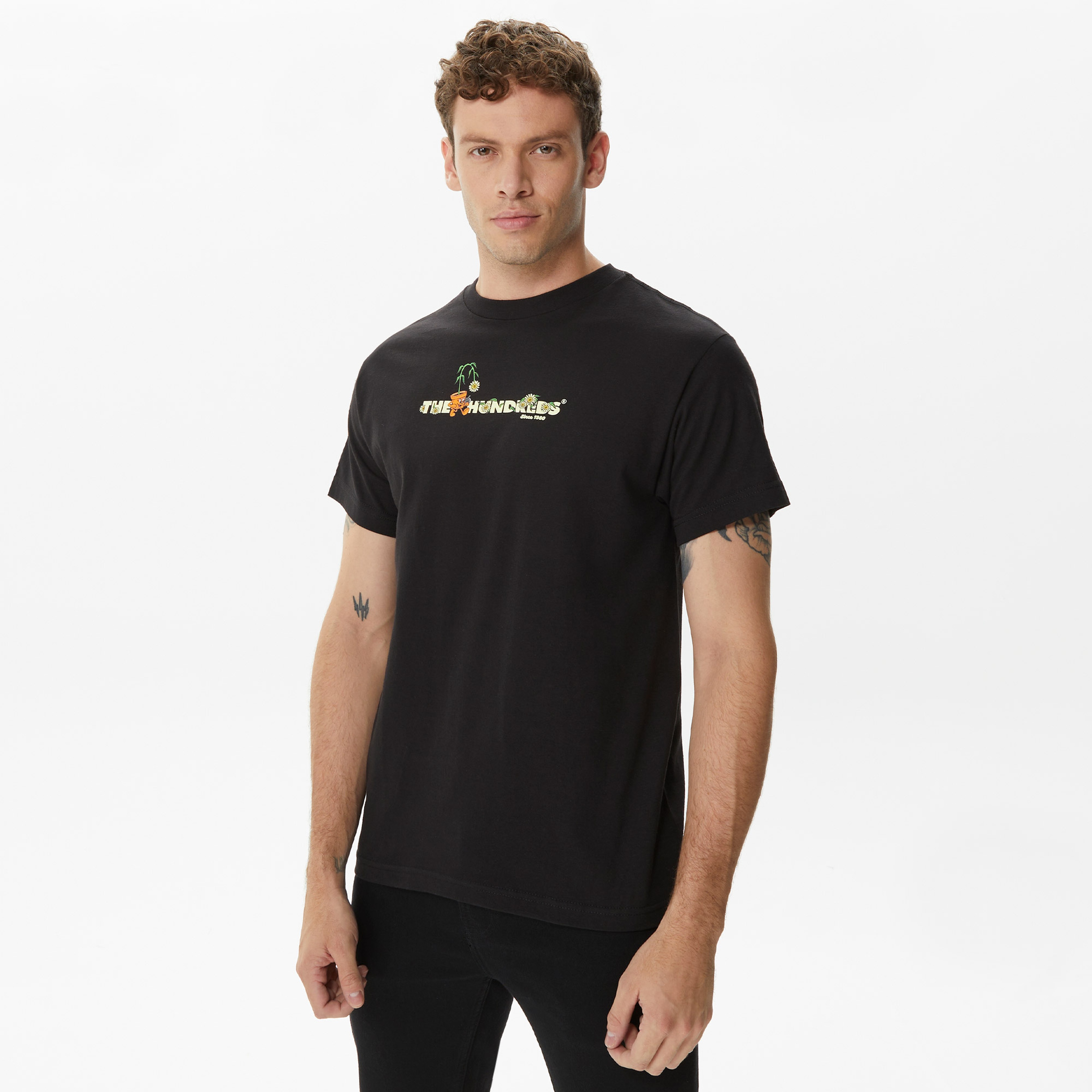 The Hundreds Passion & Pateince Erkek Siyah T-Shirt