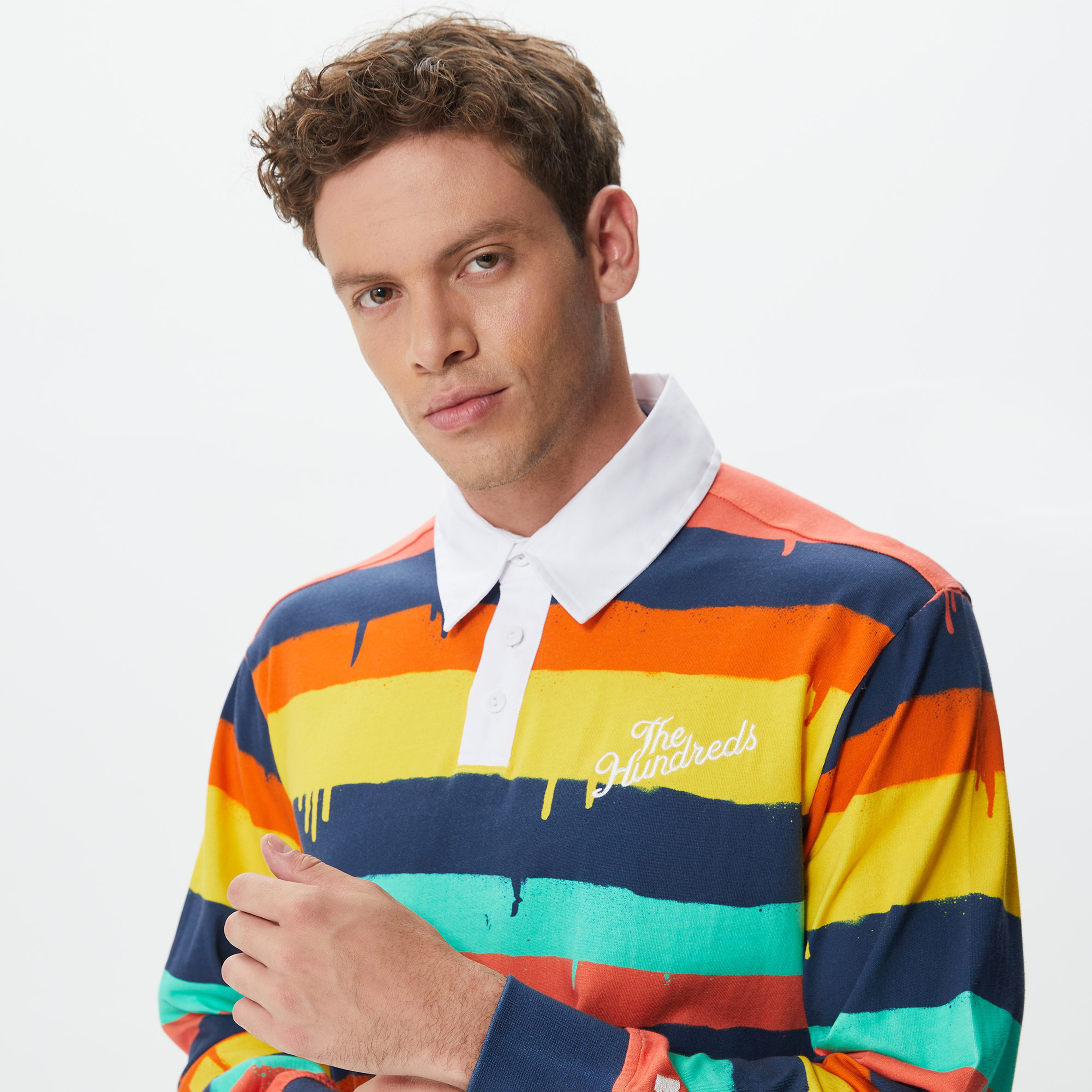 The Hundreds Spray Drip Erkek Renkli T-Shirt