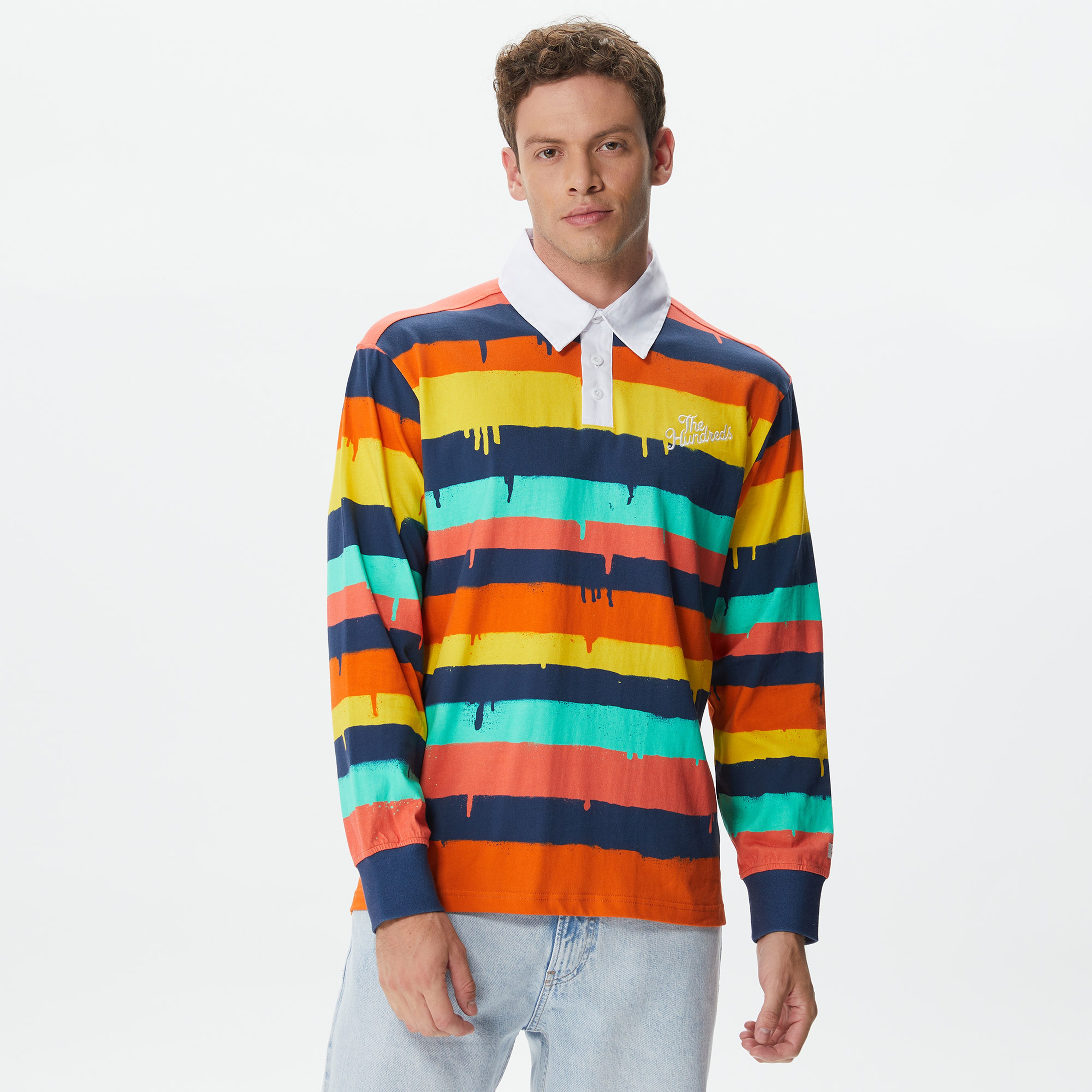 The Hundreds Spray Drip Erkek Renkli T-Shirt
