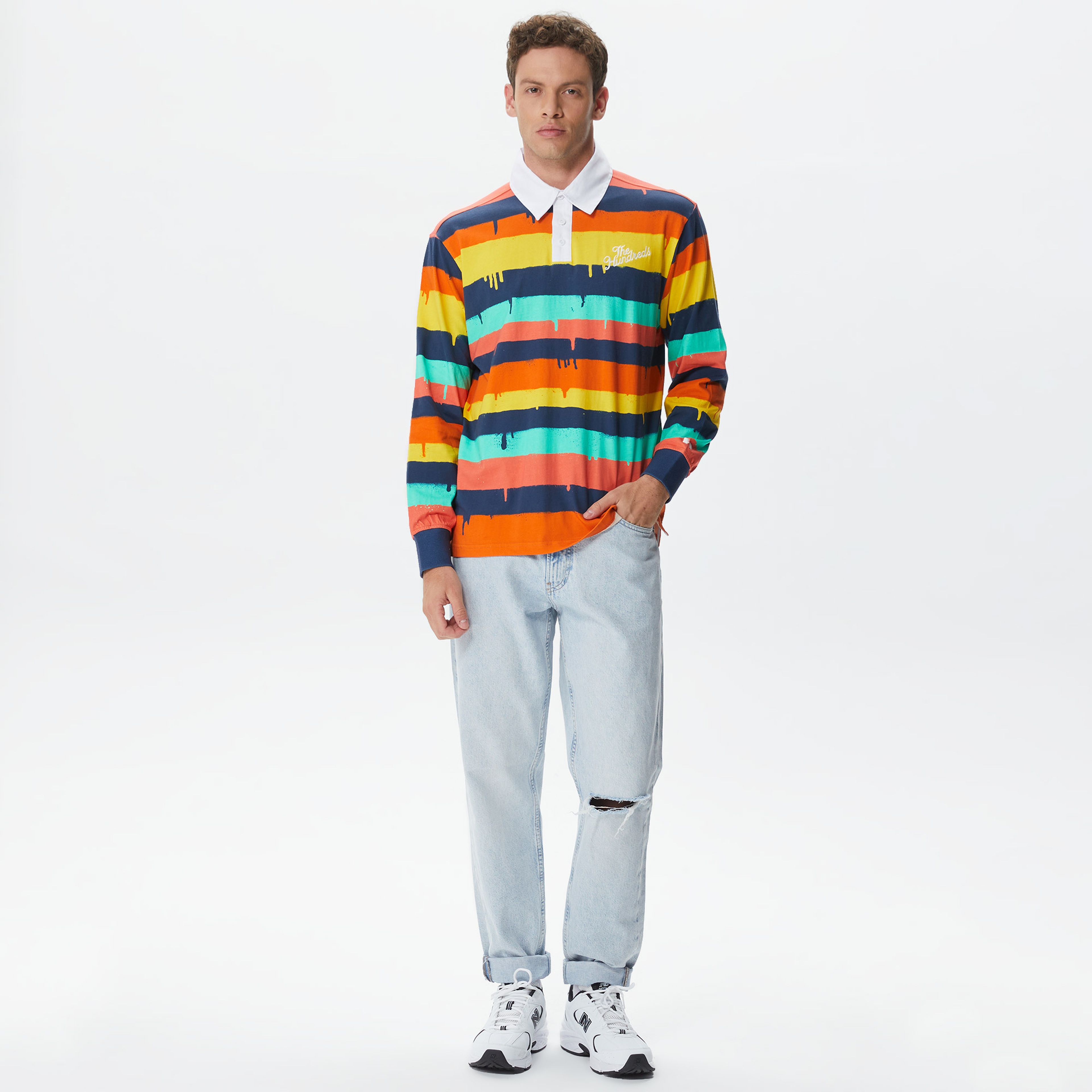 The Hundreds Spray Drip Erkek Renkli T-Shirt