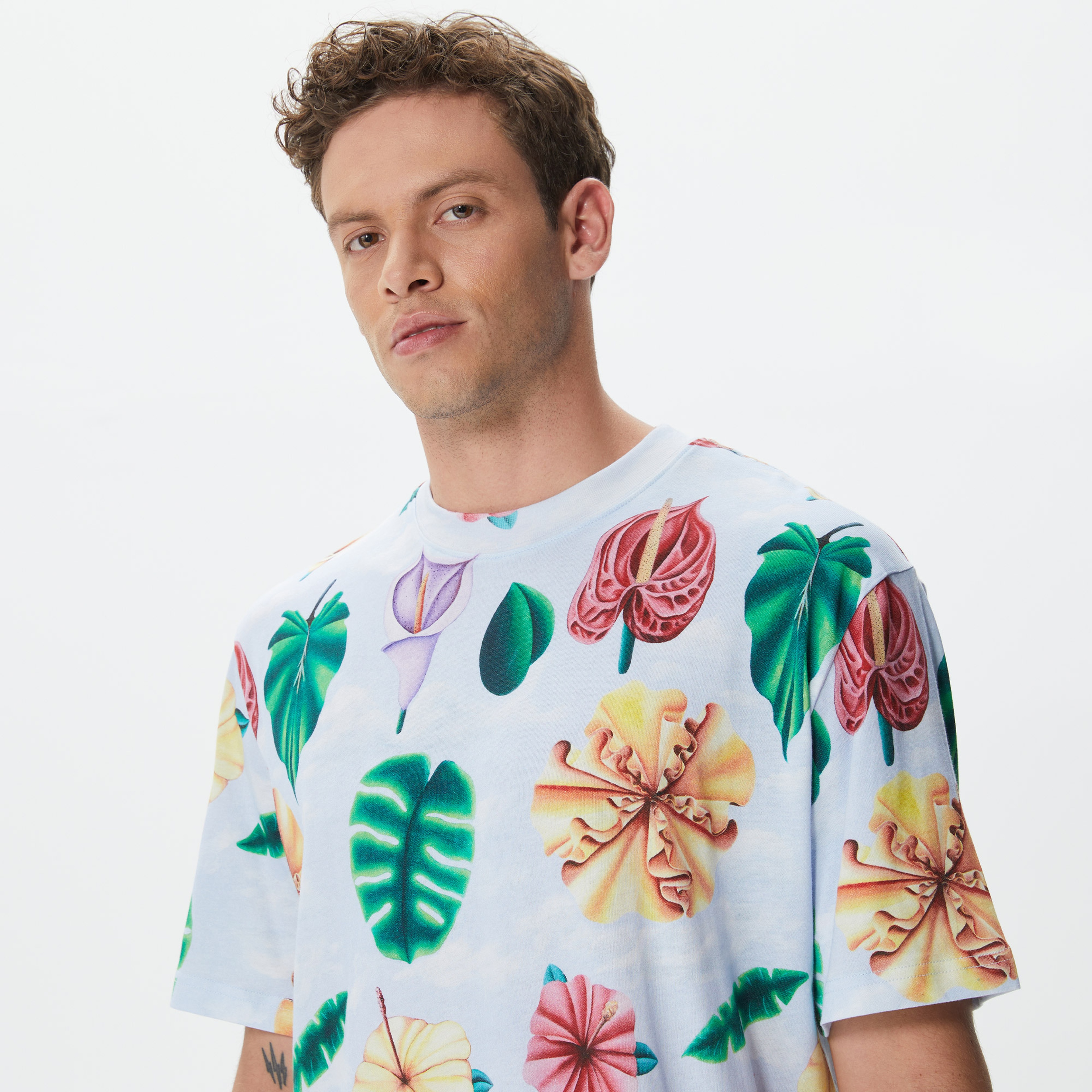 The Hundreds Tropic Erkek Mavi T-Shirt