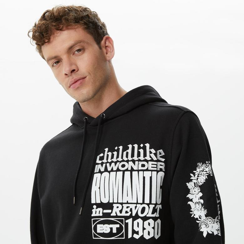 The Hundreds Wonder Erkek Siyah Hoodie