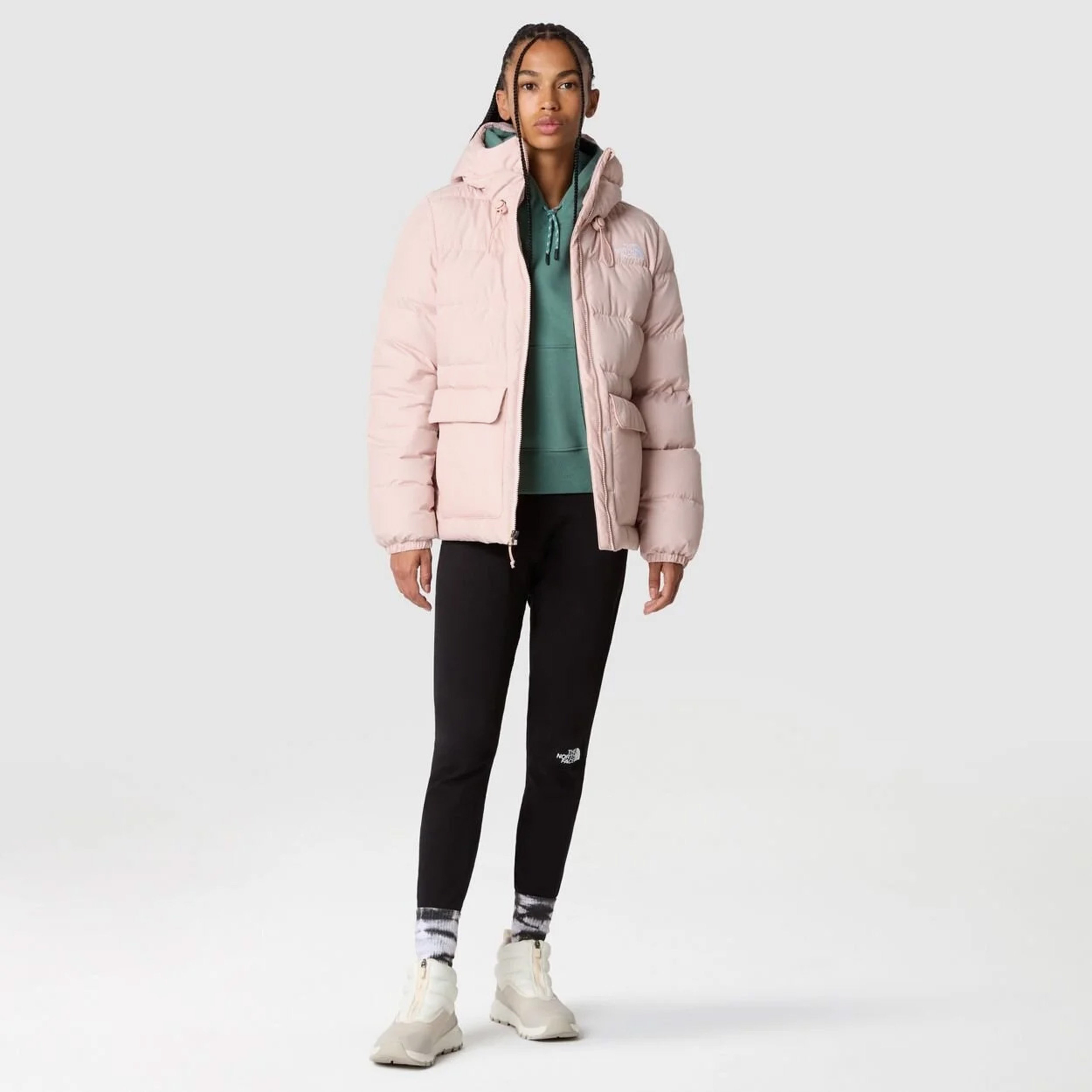 The North Face Thermoball Progressive Su Geçirmez Zip Up Kadın Beyaz Bot