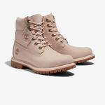 Timberland 6 Inch Lace Up Waterproof Kadın Pembe Bot