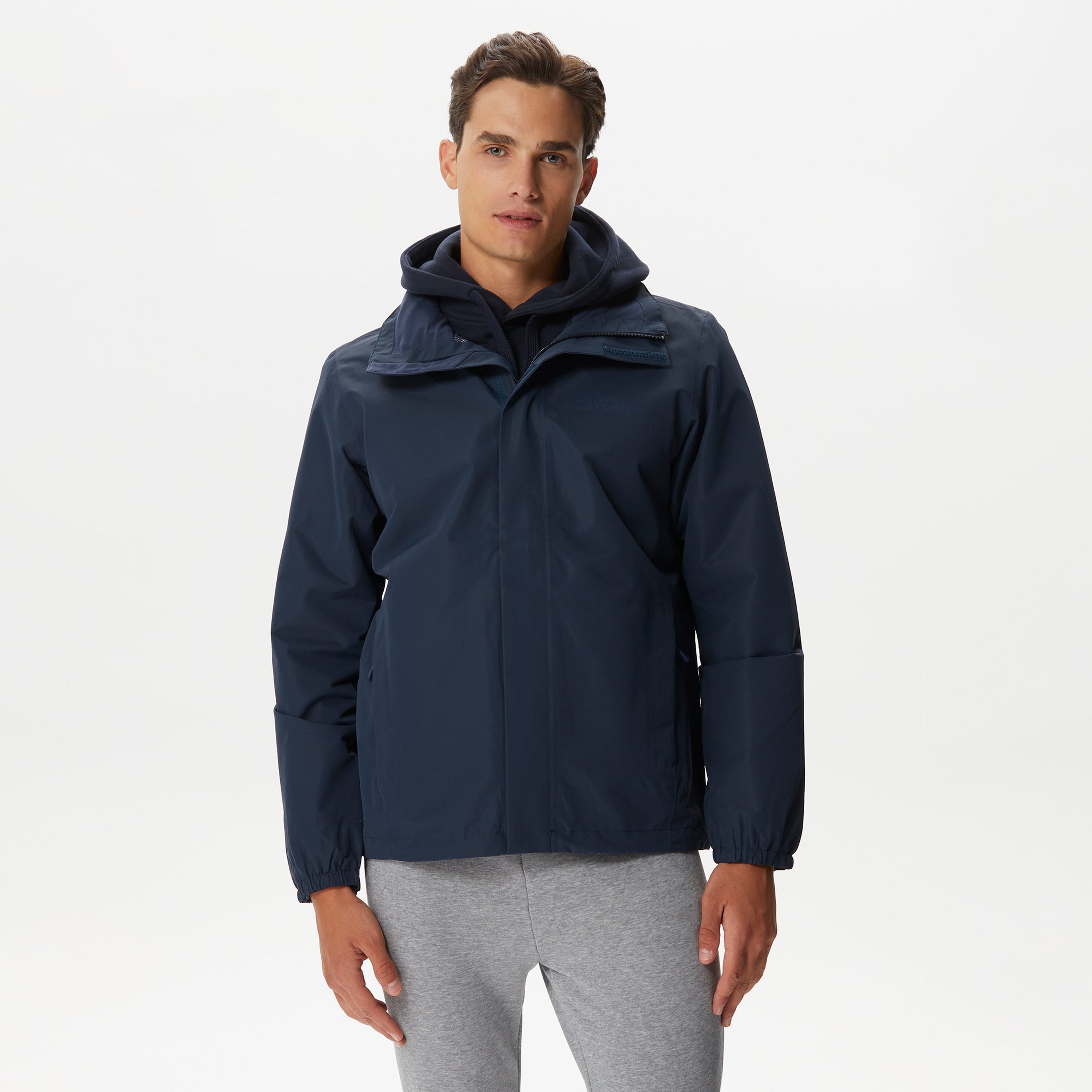 Jack Wolfskin Erkek Siyah Ceket