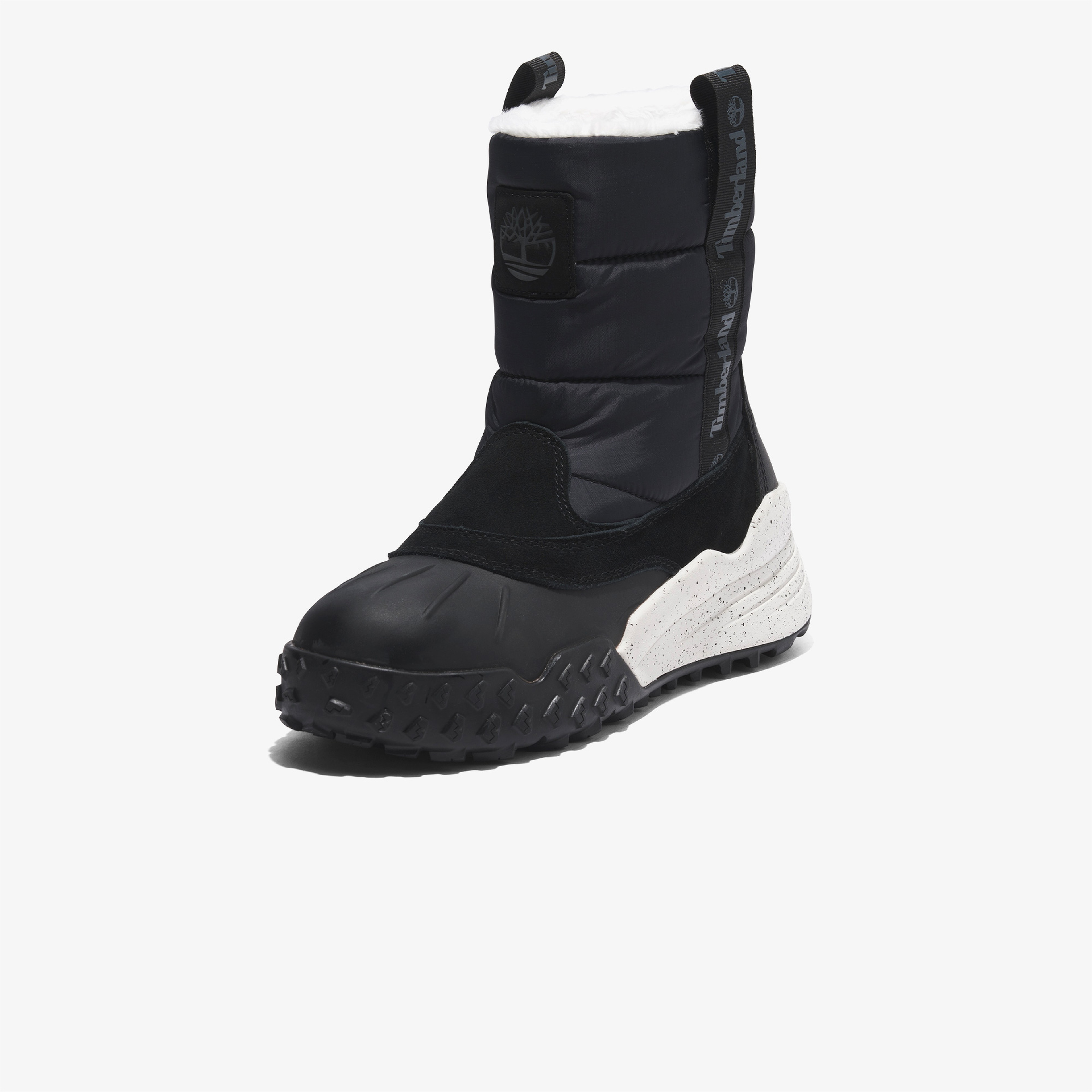 Timberland Mid Pull On Waterproof Kadın Siyah Kar Botu