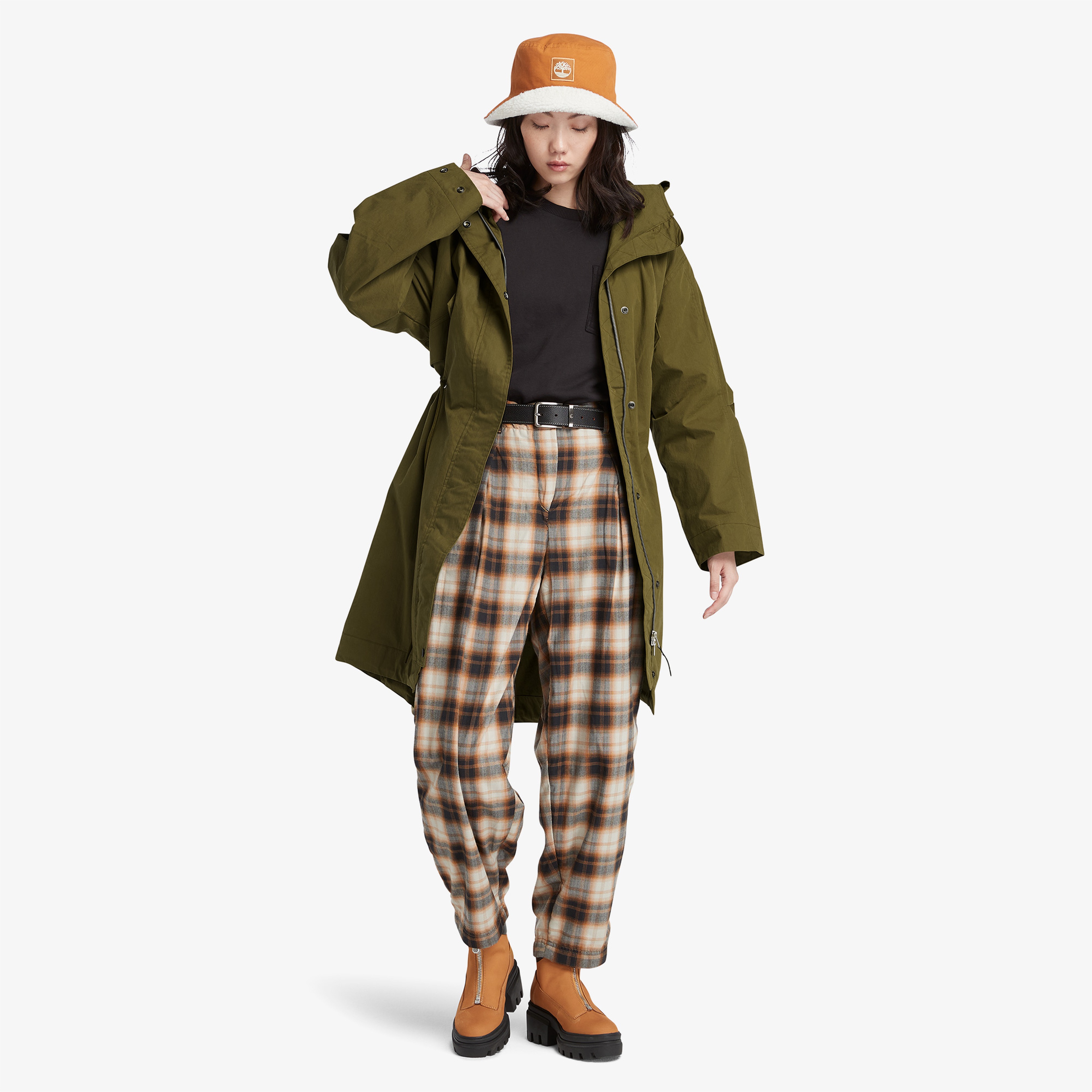 Timberland Fishtail Kadın Yeşil Mont