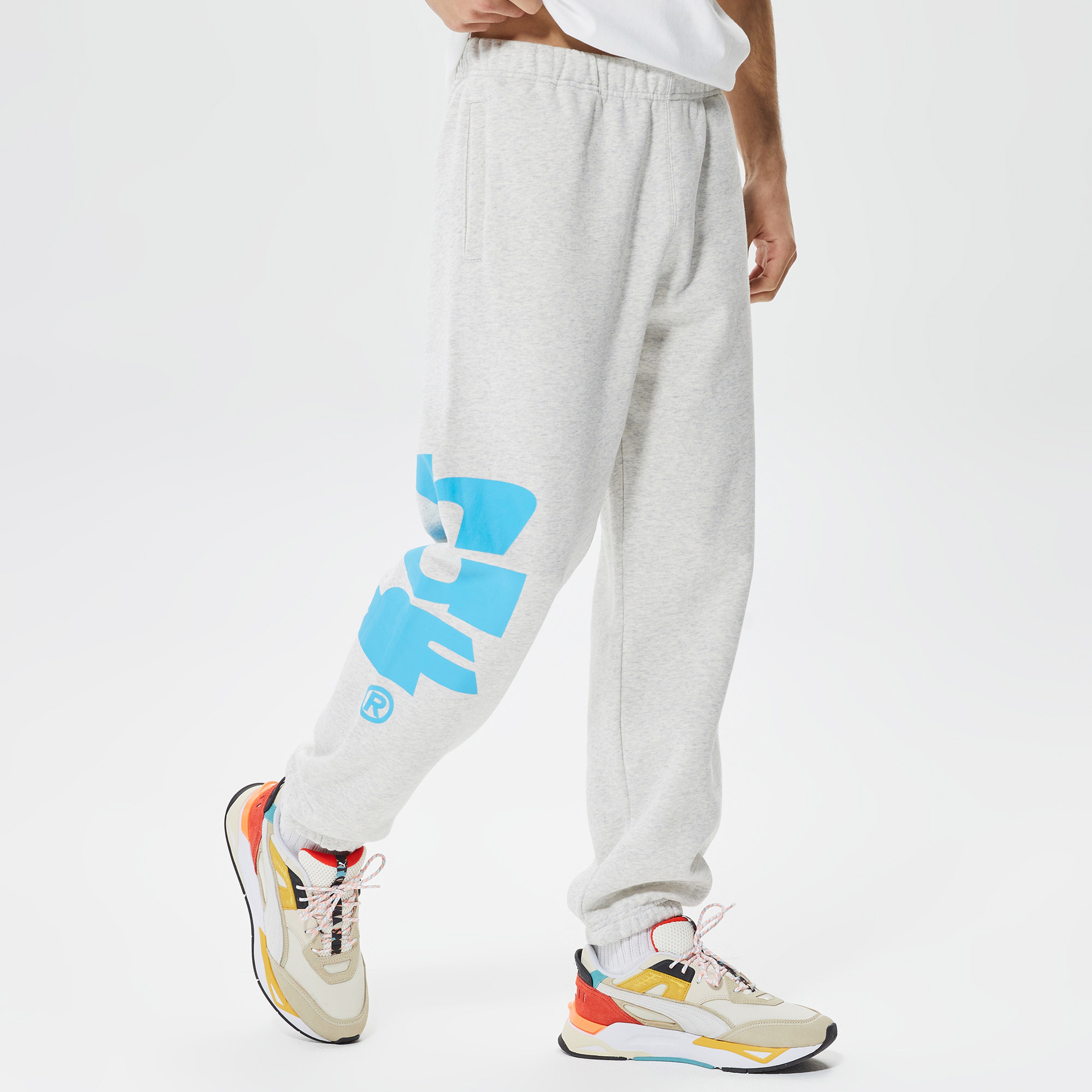 HUF Megablast Polar Erkek Gri Pantolon
