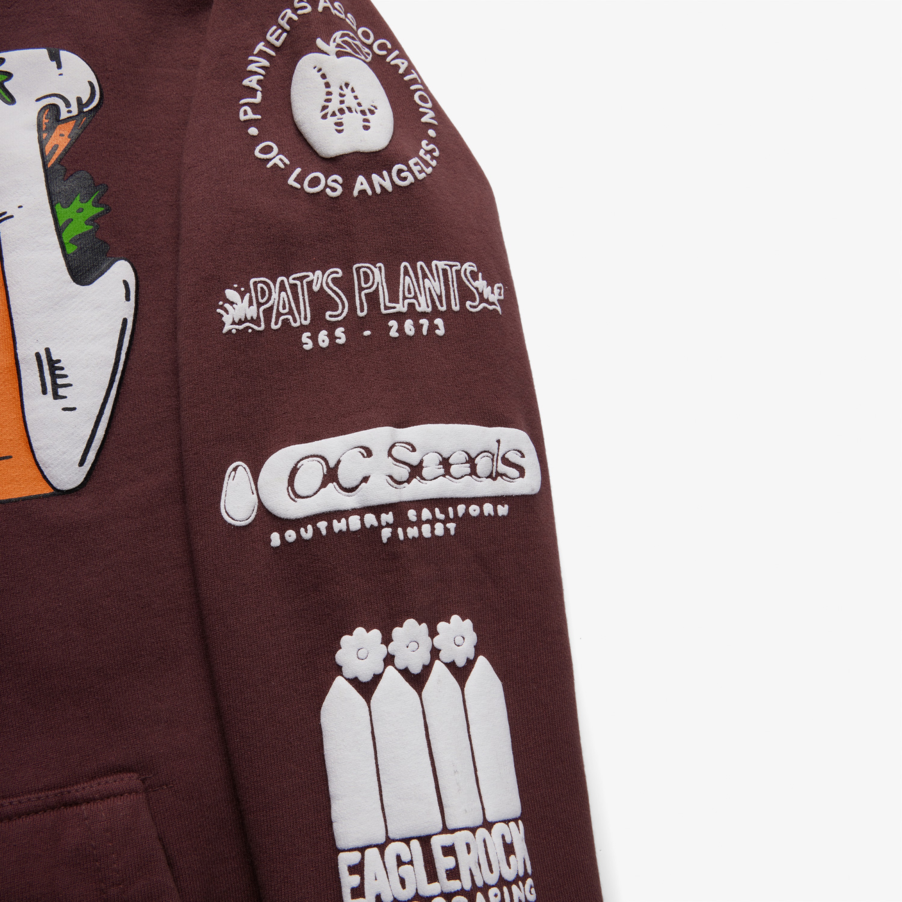 Market Growclub Erkek Kahverengi Hoodie