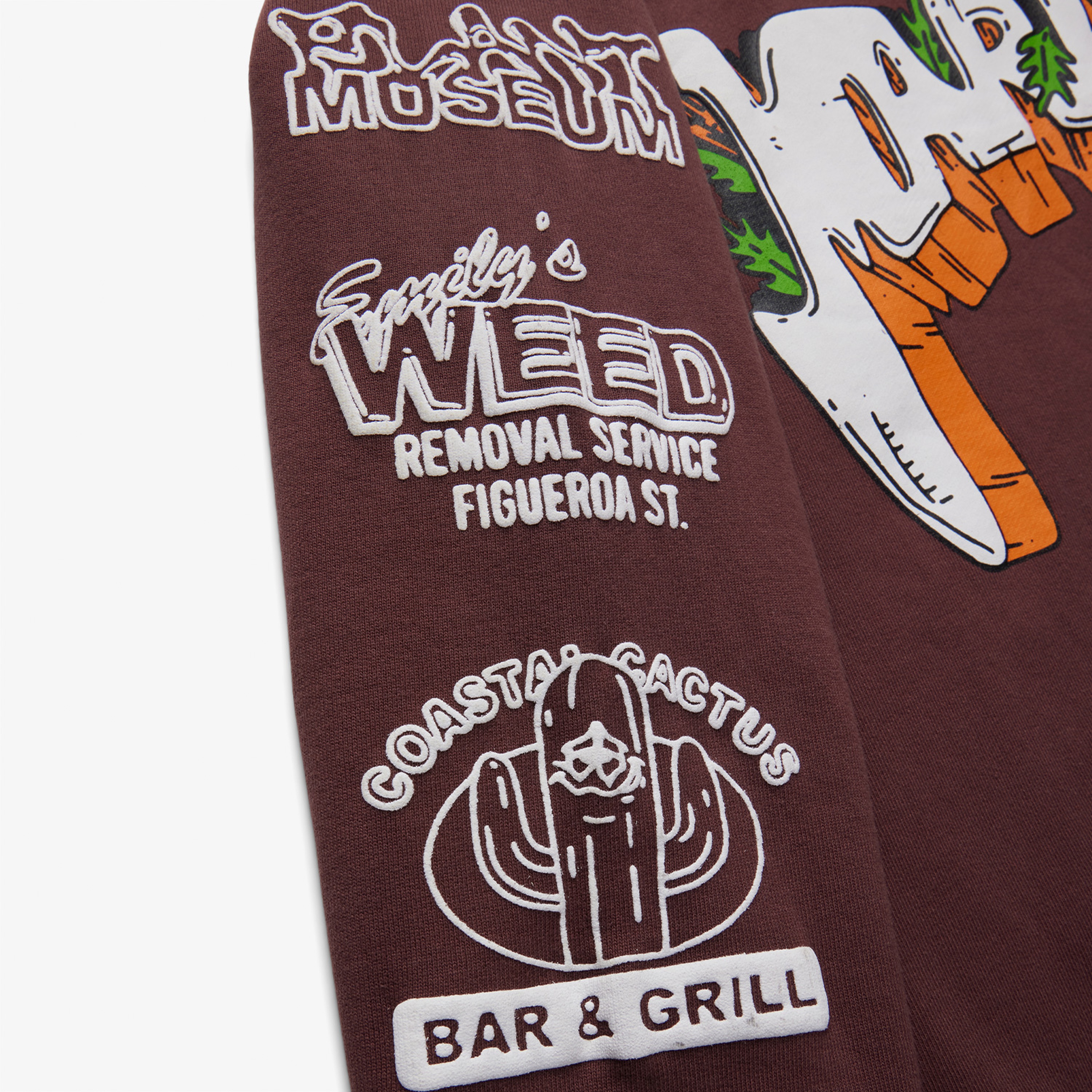 Market Growclub Erkek Kahverengi Hoodie