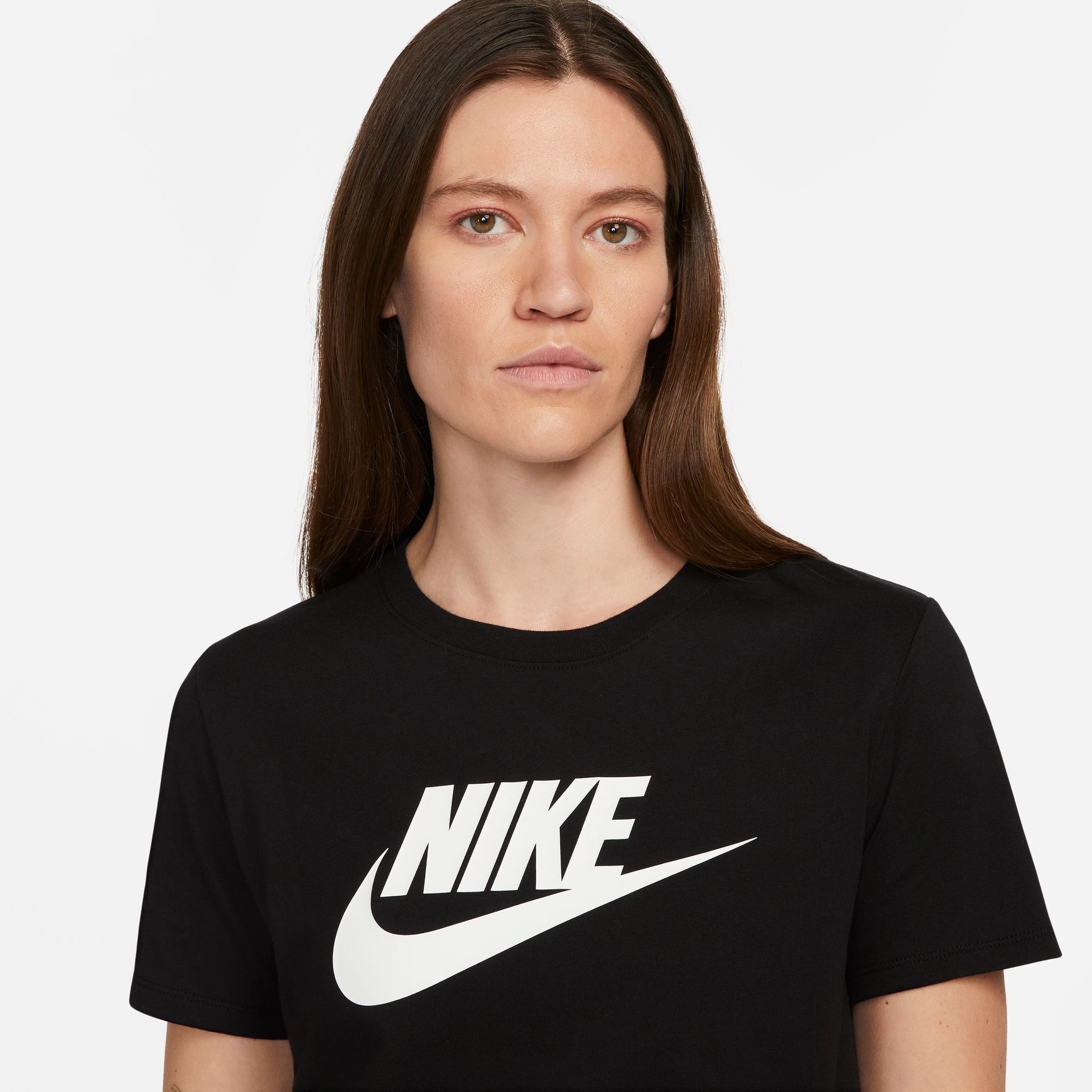 Nike Sportswear Essential Icon Kadın Siyah T-Shirt