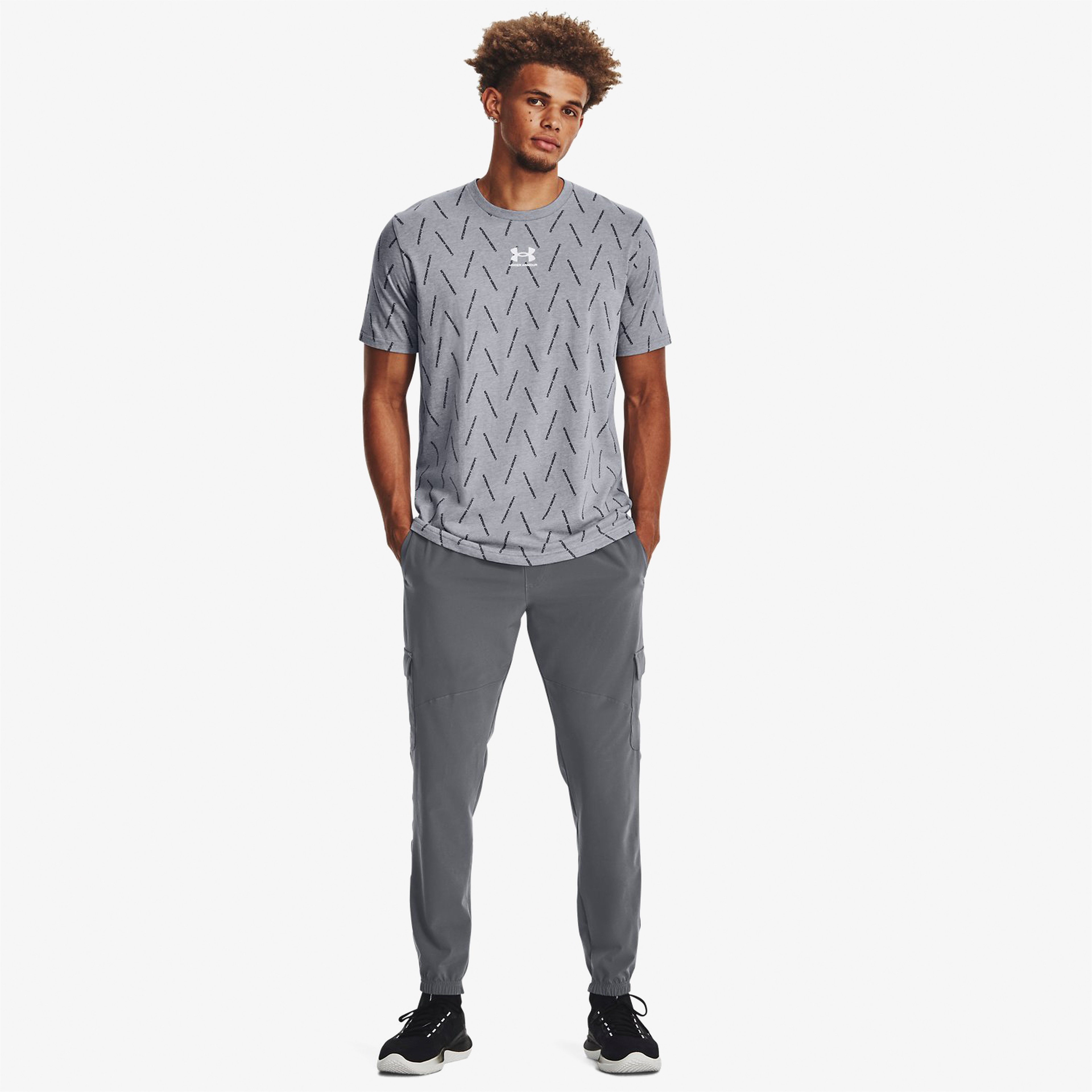 Under Armour Stretch Woven Erkek Gri Outdoor Pantolon
