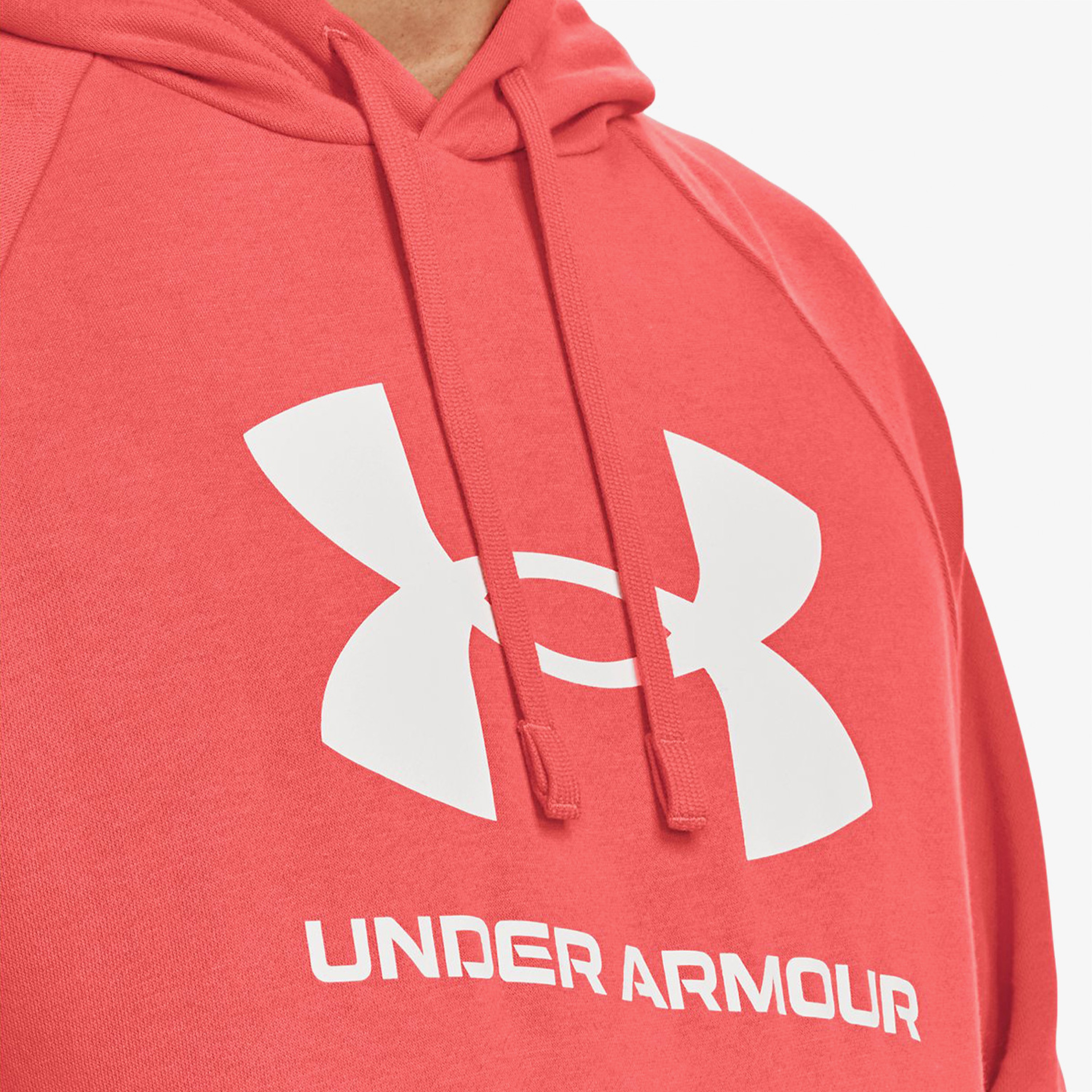 Under Armour Rival Fleece Logo Erkek Kırmızı Günlük Sweatshirt
