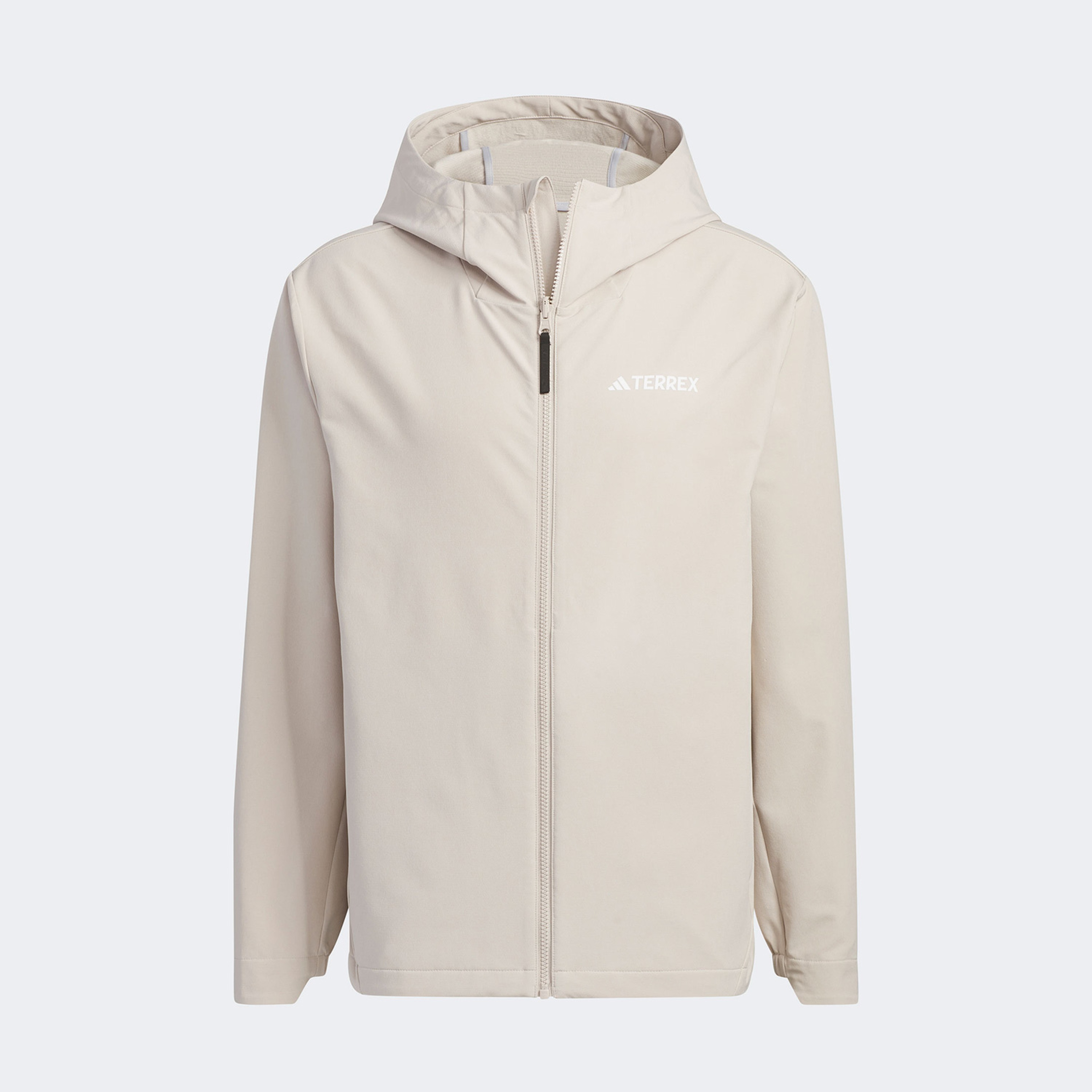 Adidas Terrex Brushed Soft Shell Erkek Beyaz Mont