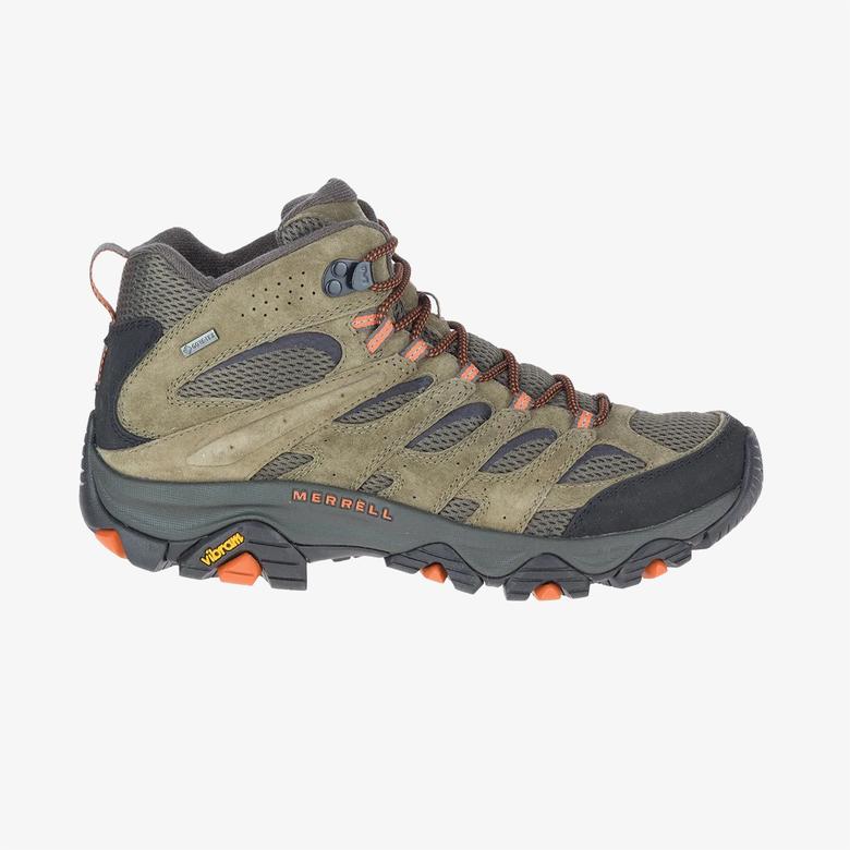 Merrell Moab 3 Mid Gore-Tex Erkek Haki Bot