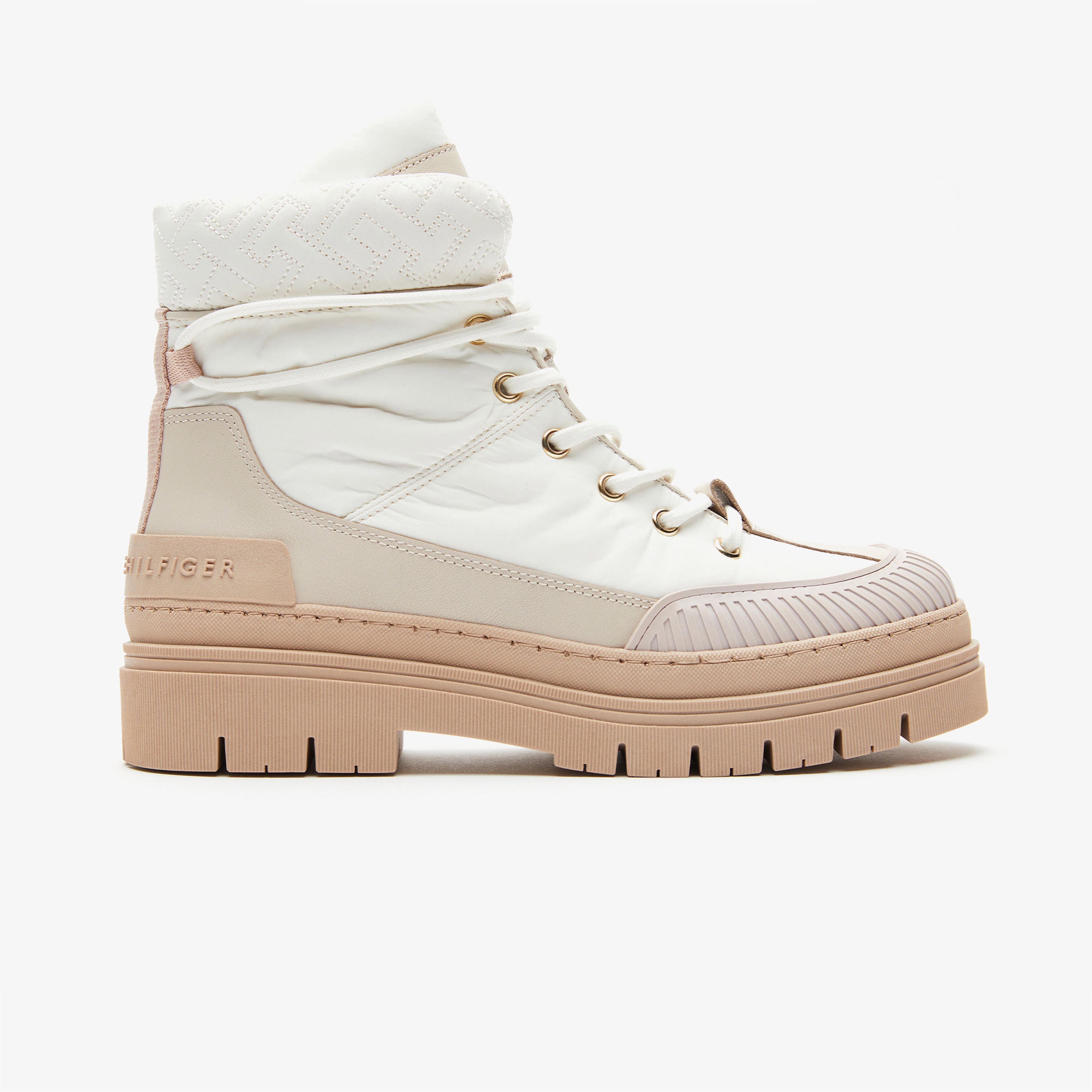 Tommy Hilfiger Monogram Outdoor Kadın Beyaz Bot