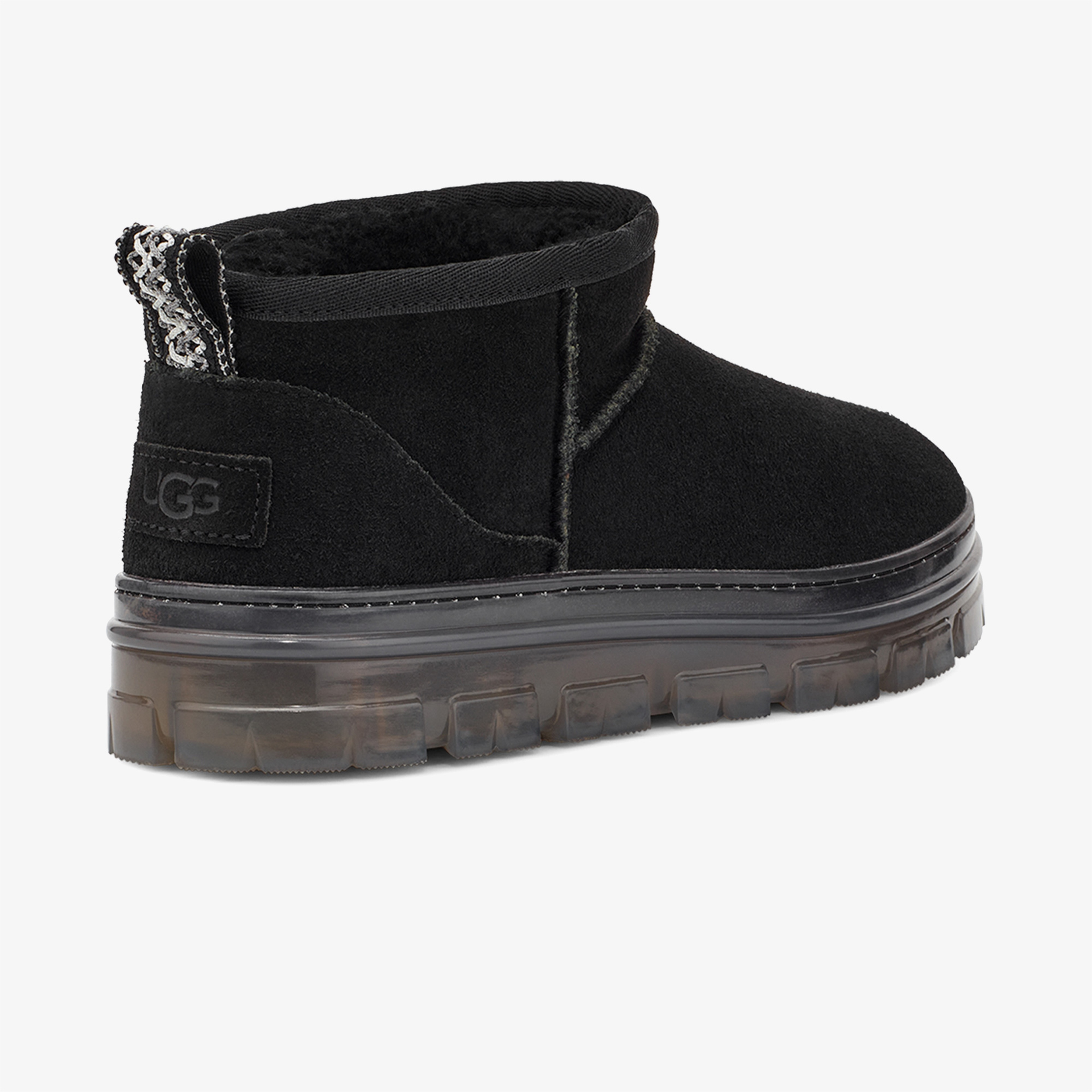 UGG Classic Ultra Mini Clear Kadın Siyah Bot
