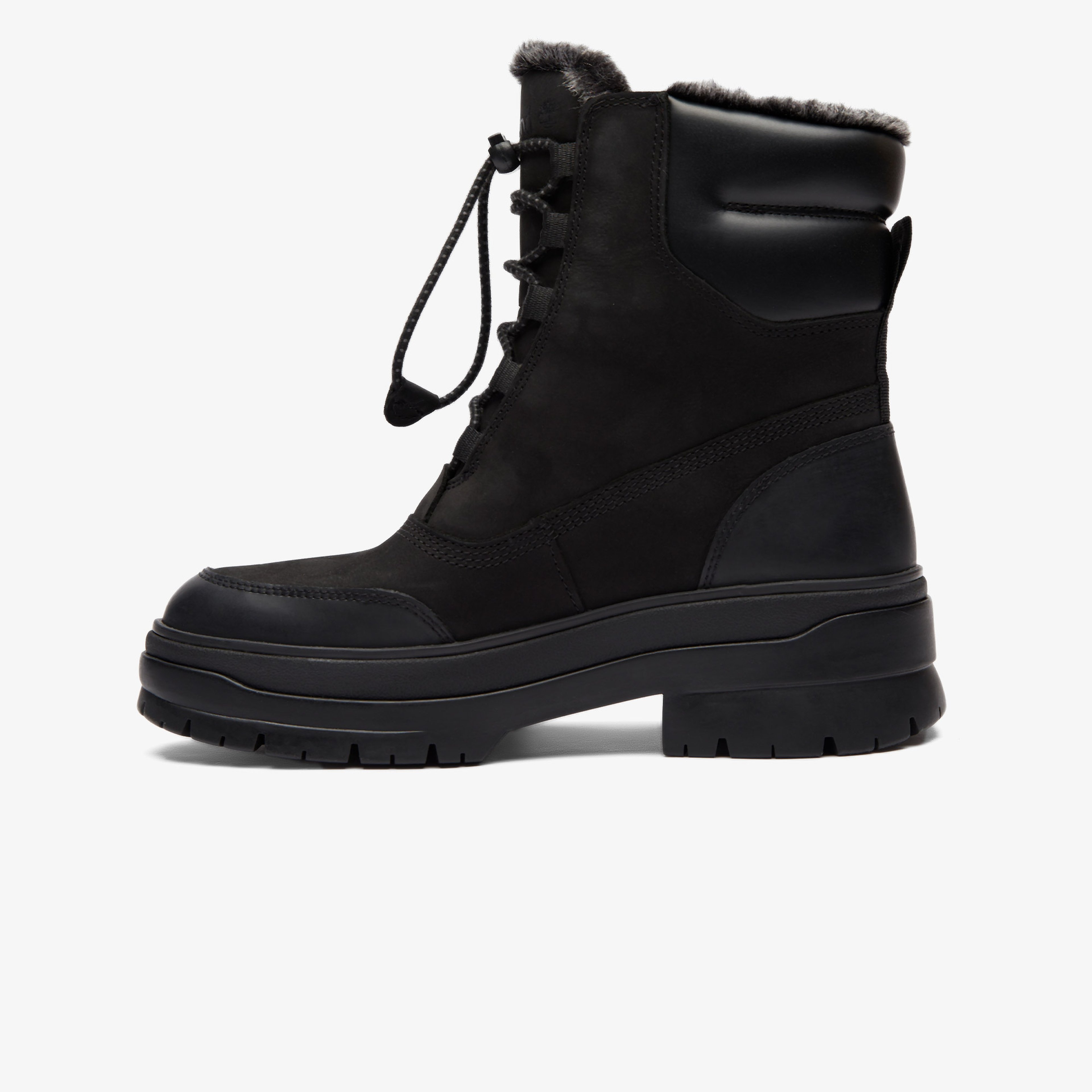 Timberland Mid Pull On Waterproof Kadın Siyah Bot