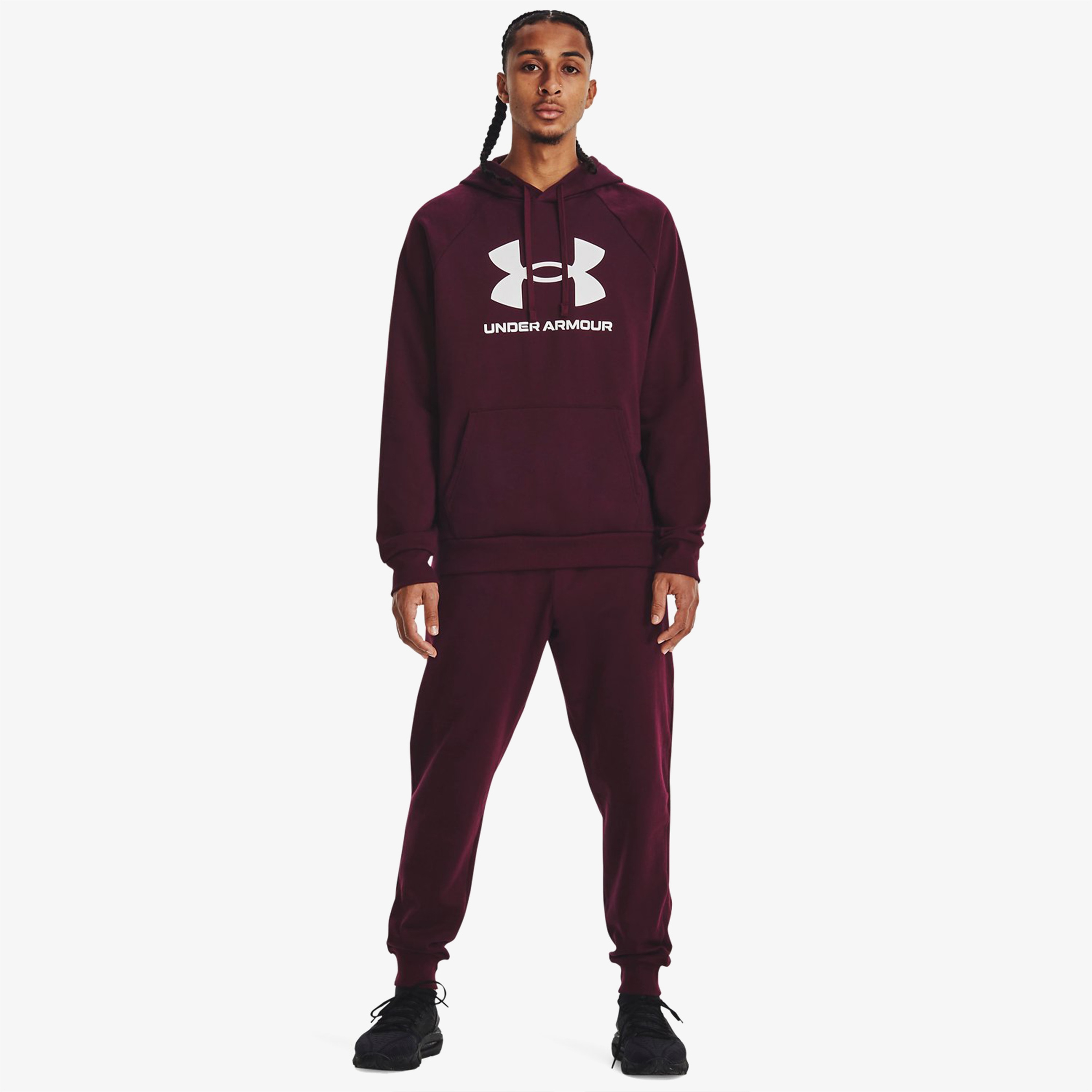 Under Armour Rival Fleece Logo Erkek Kırmızı Günlük Sweatshirt