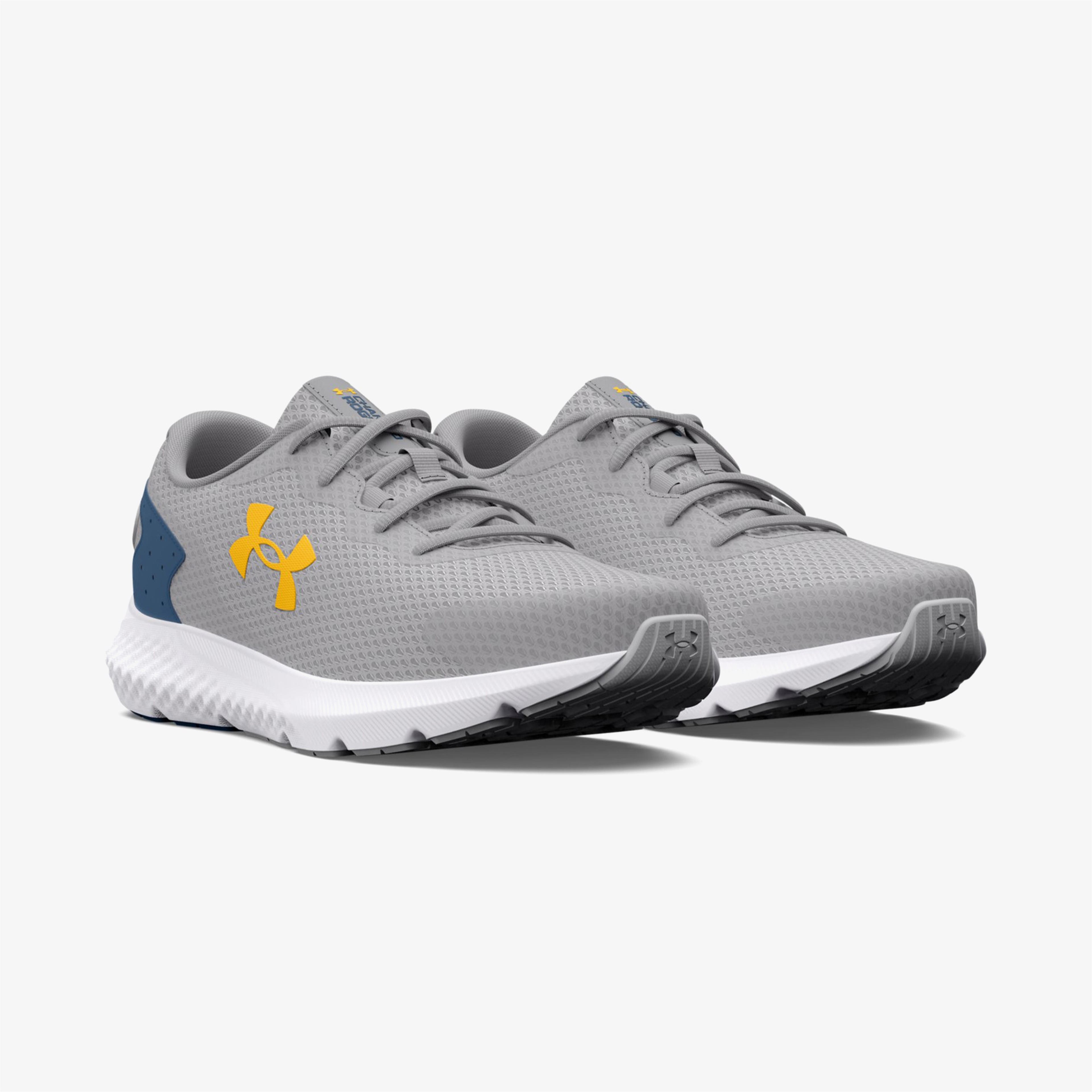 Under Armour Charged Rogue 3 Erkek Gri Koşu Ayakkabısı
