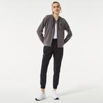 Under Armour Rival Terry Tam Boy Fermuarlı Kadın Gri Kapüşonlu Üst