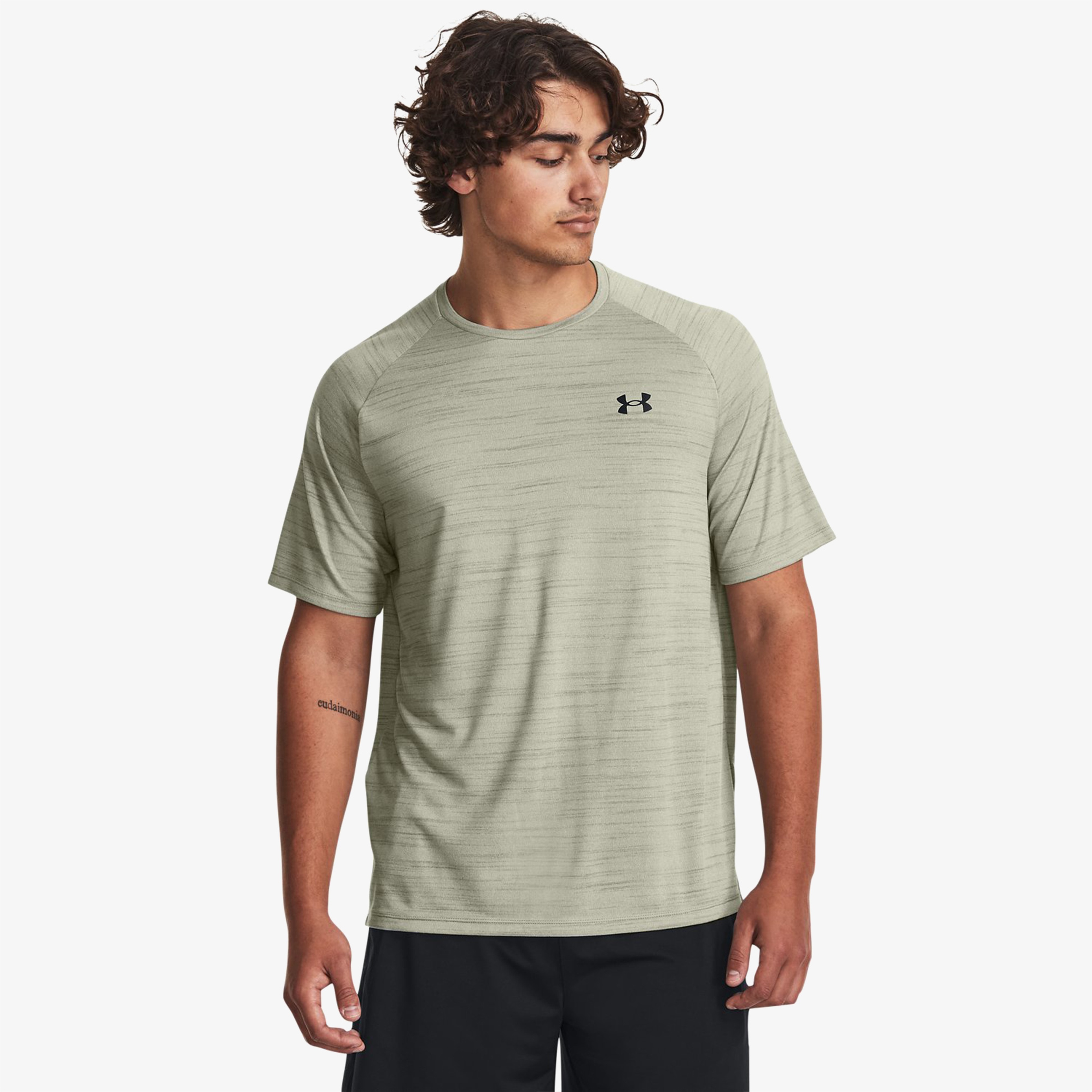 Under Armour Tiger Tech 2.0 Erkek Yeşil Antrenman T-Shirt