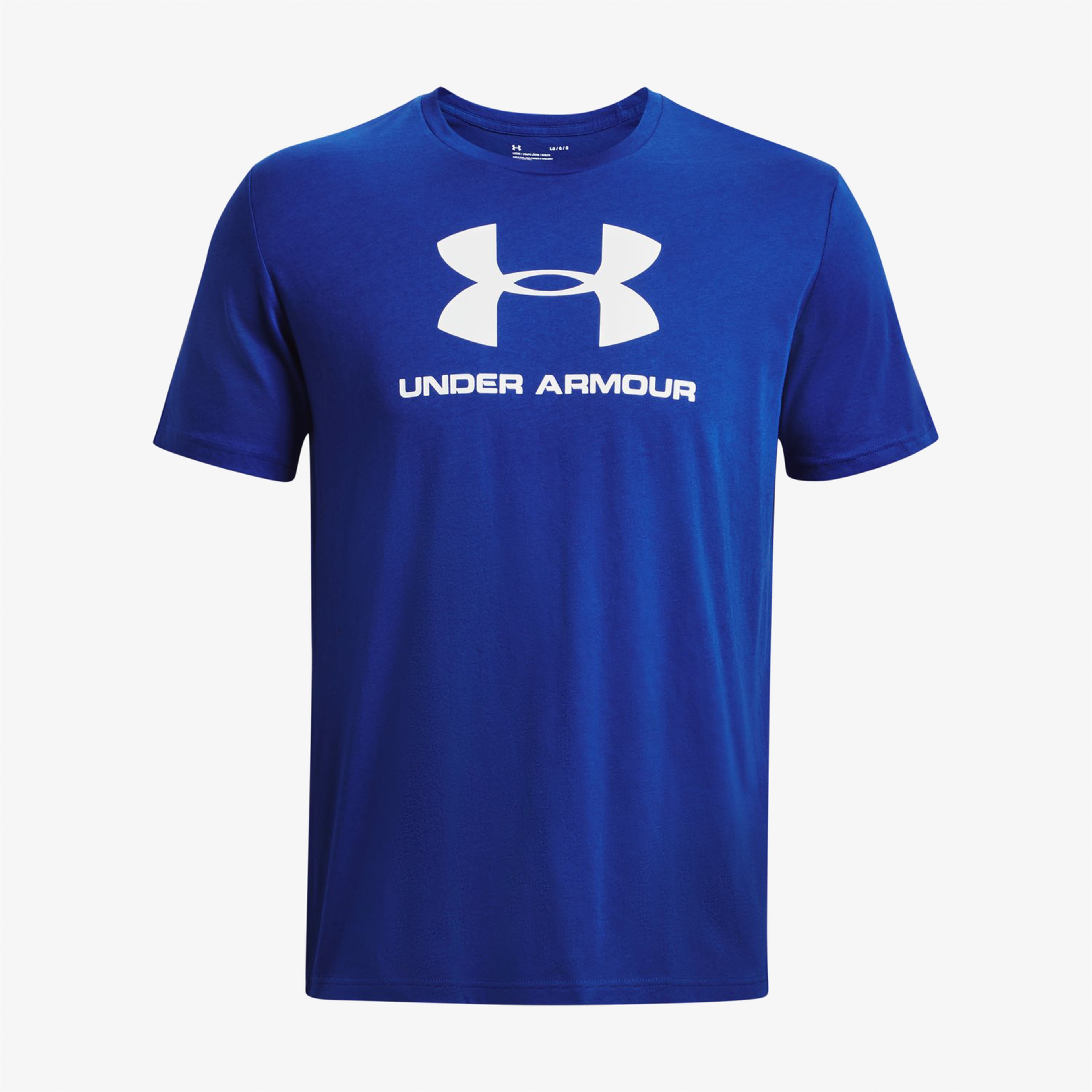 Under Armour Sportstyle Logo Erkek Mavi Günlük T-Shirt