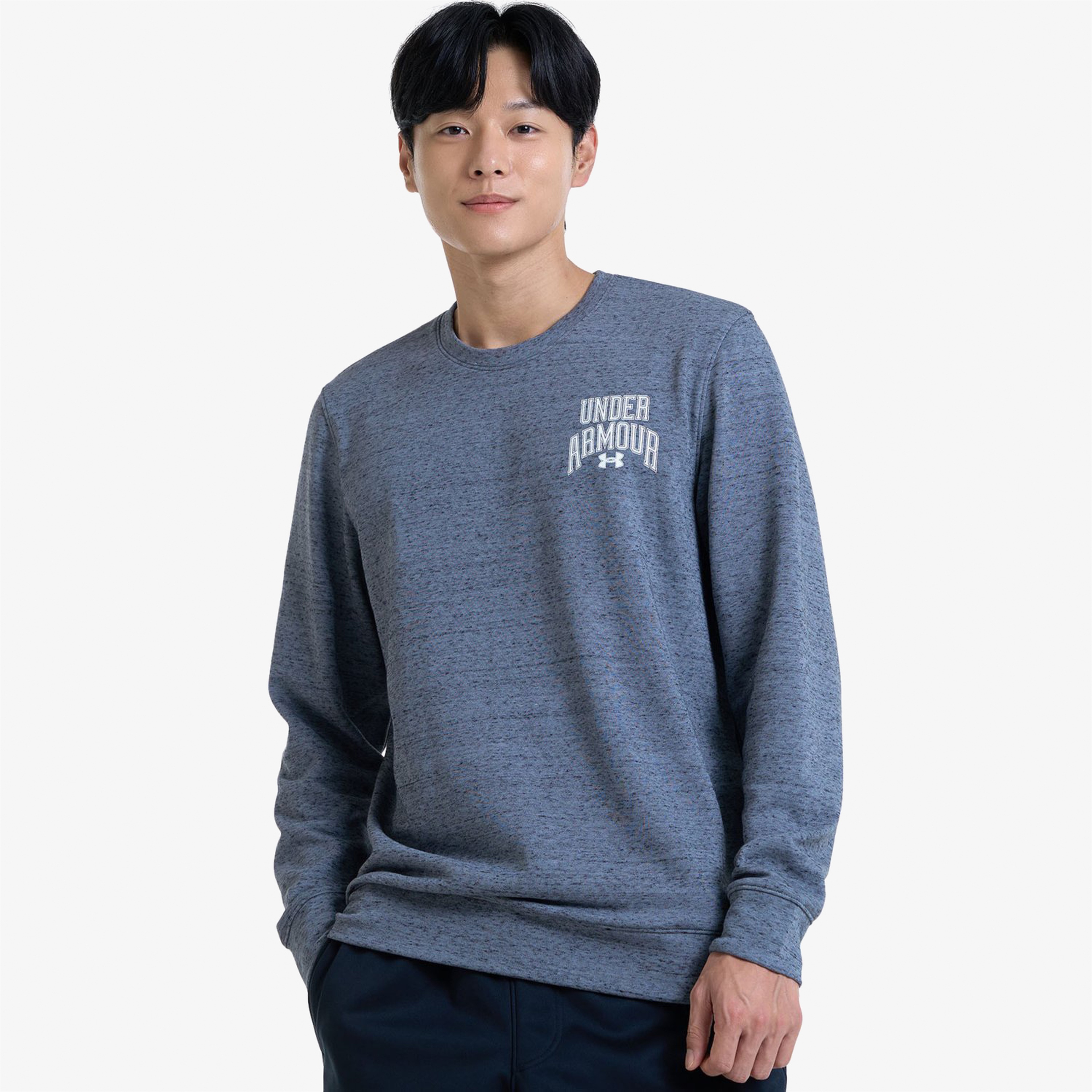 Under Armour Rival Terry Erkek Mavi Günlük Sweatshirt