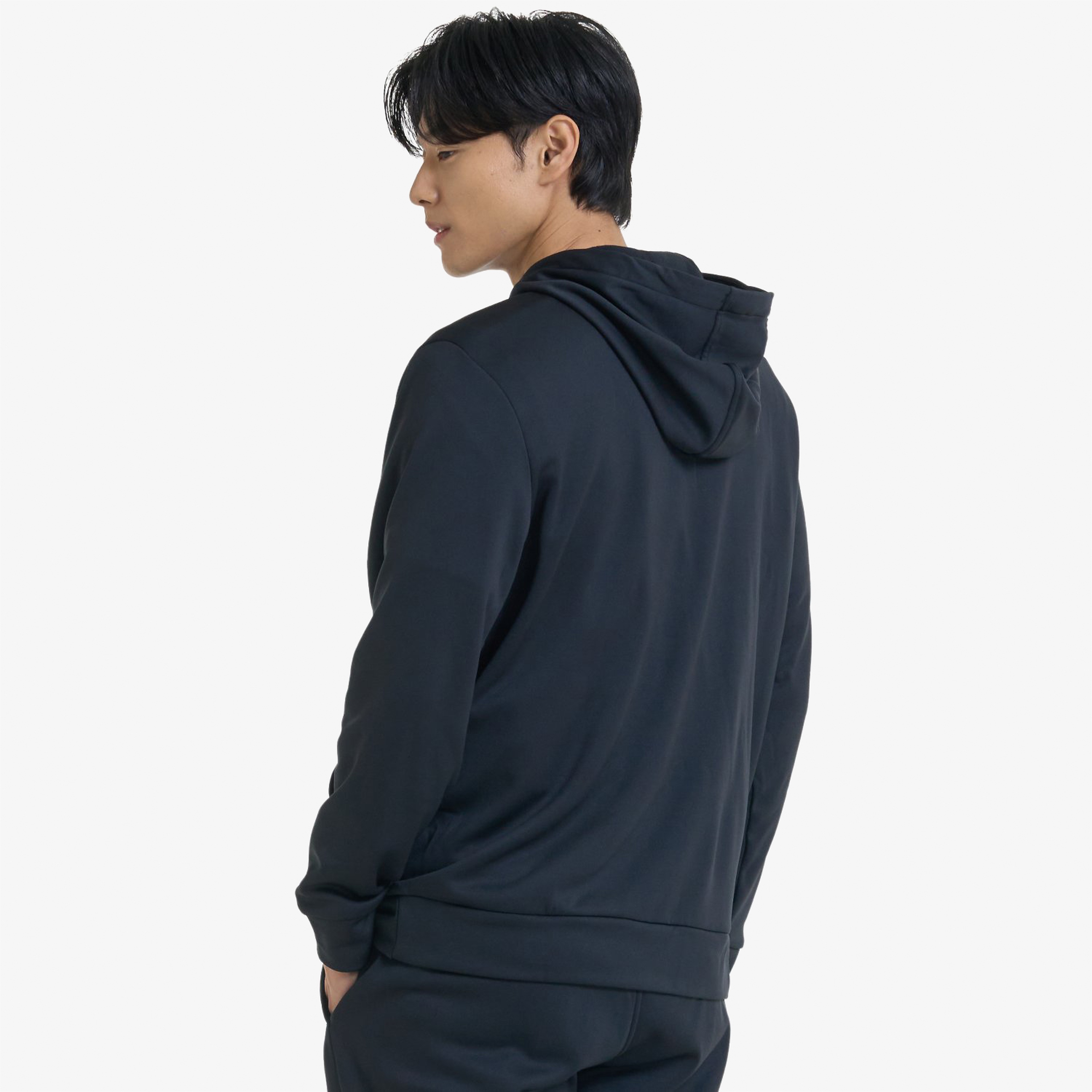 Under Armour Big Logo Erkek Siyah Günlük Kapüşonlu Sweatshirt