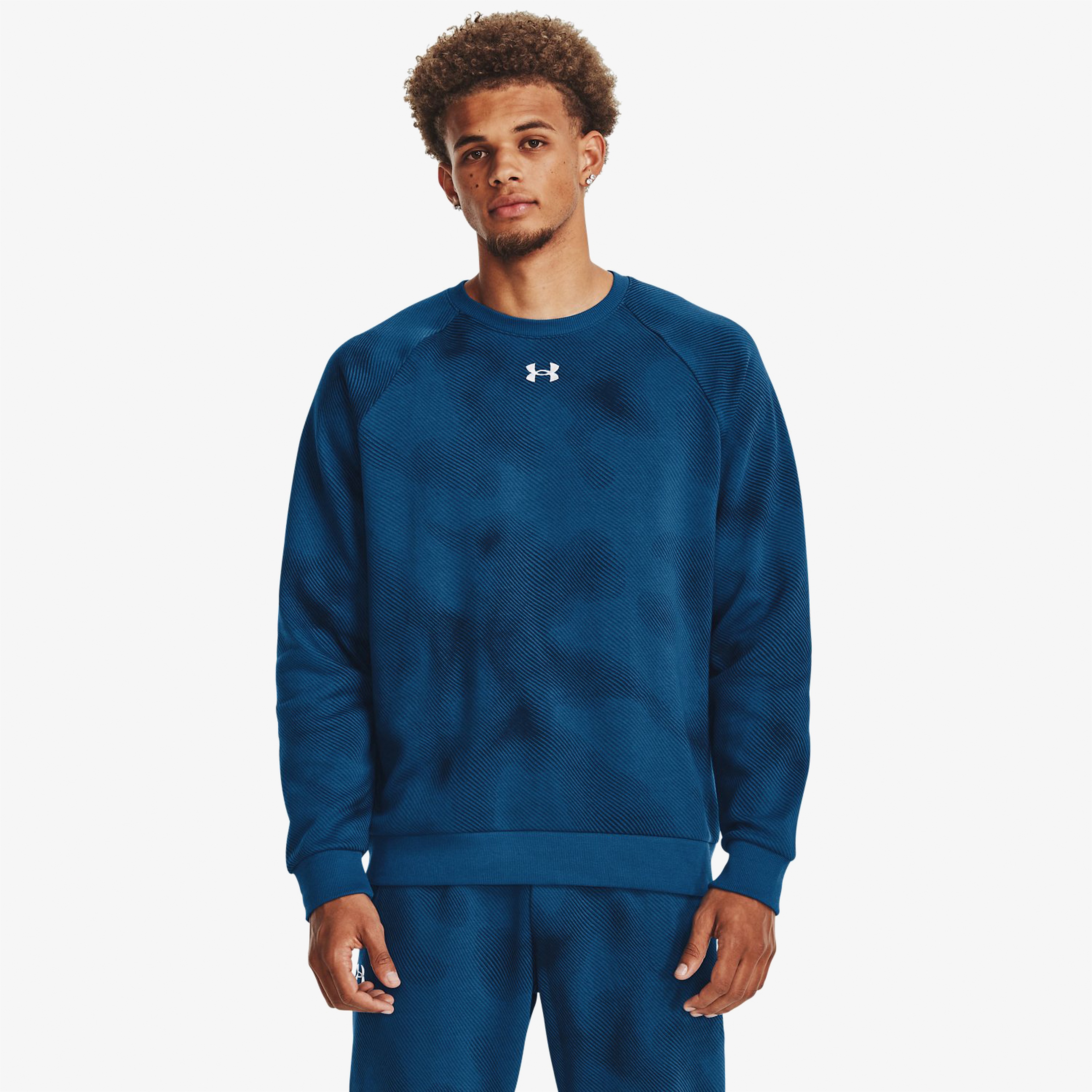 Under Armour Erkek Mavi Sweatshirt